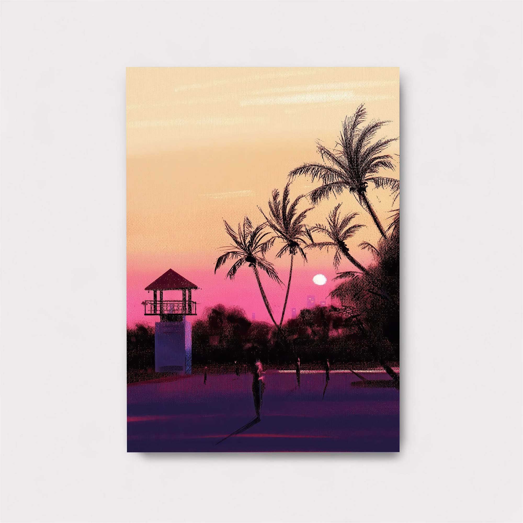 Sunset Serenity Safe Wall Magnetic / M