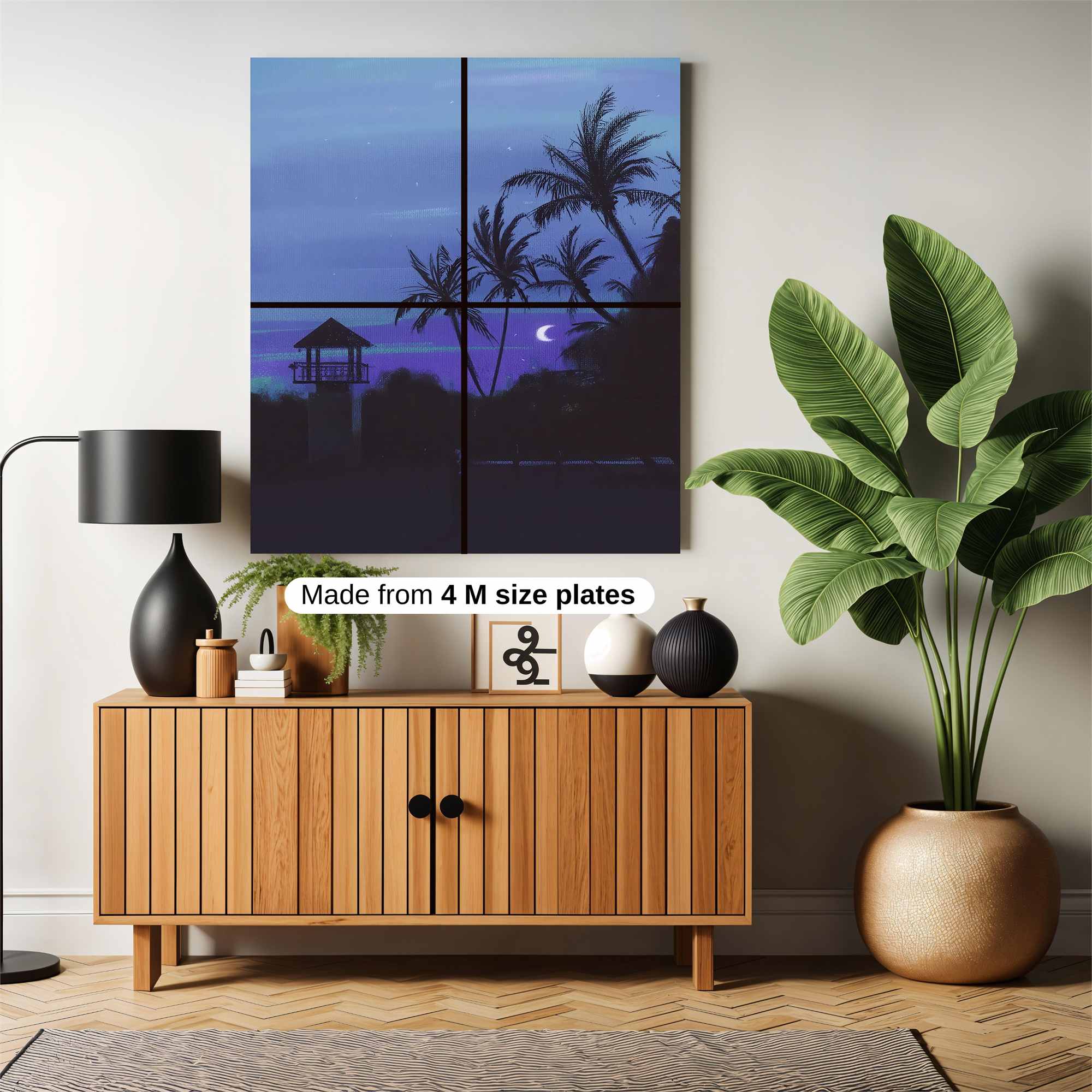 Moonlit Tranquility Safe Wall Magnetic / M