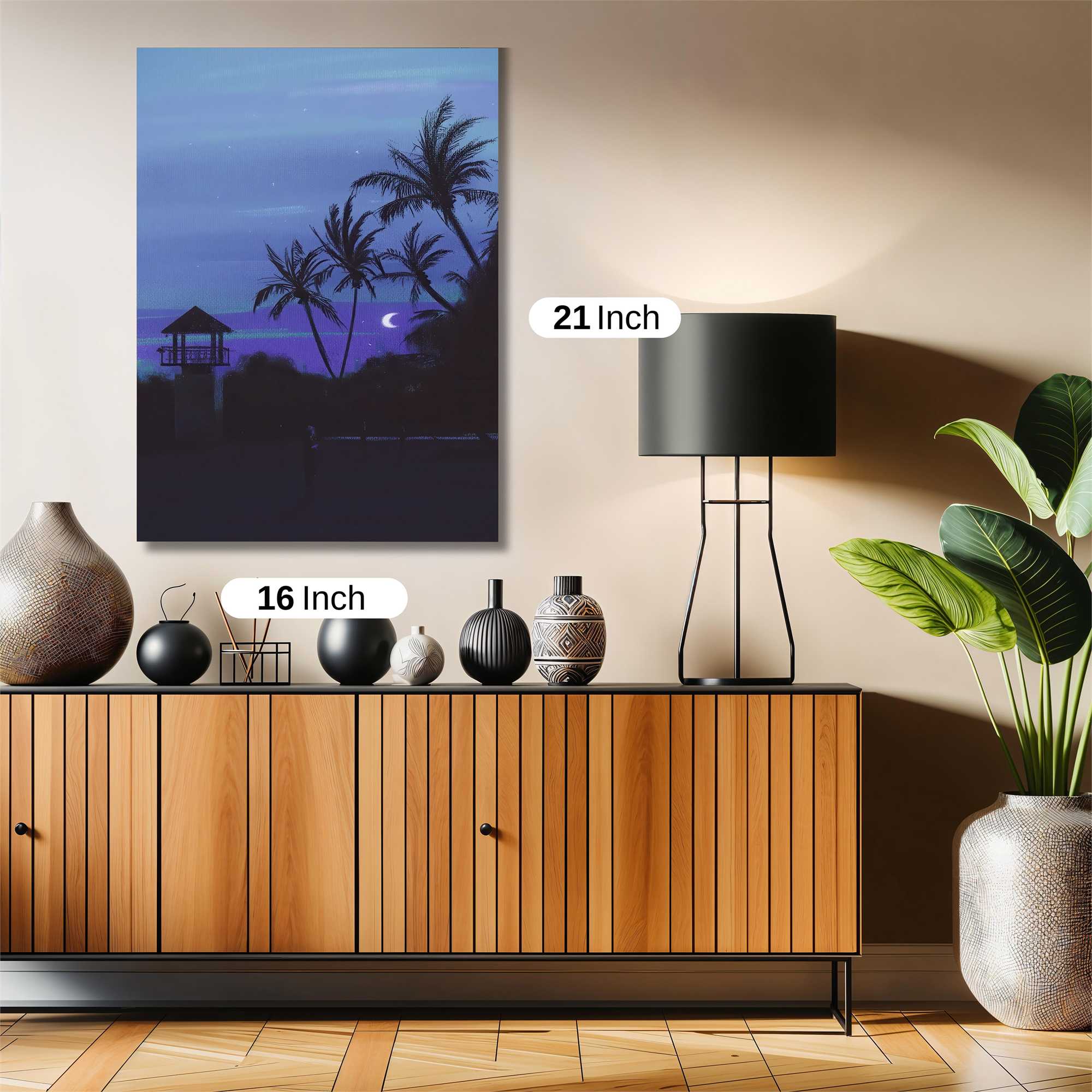 Moonlit Tranquility Safe Wall Magnetic / M