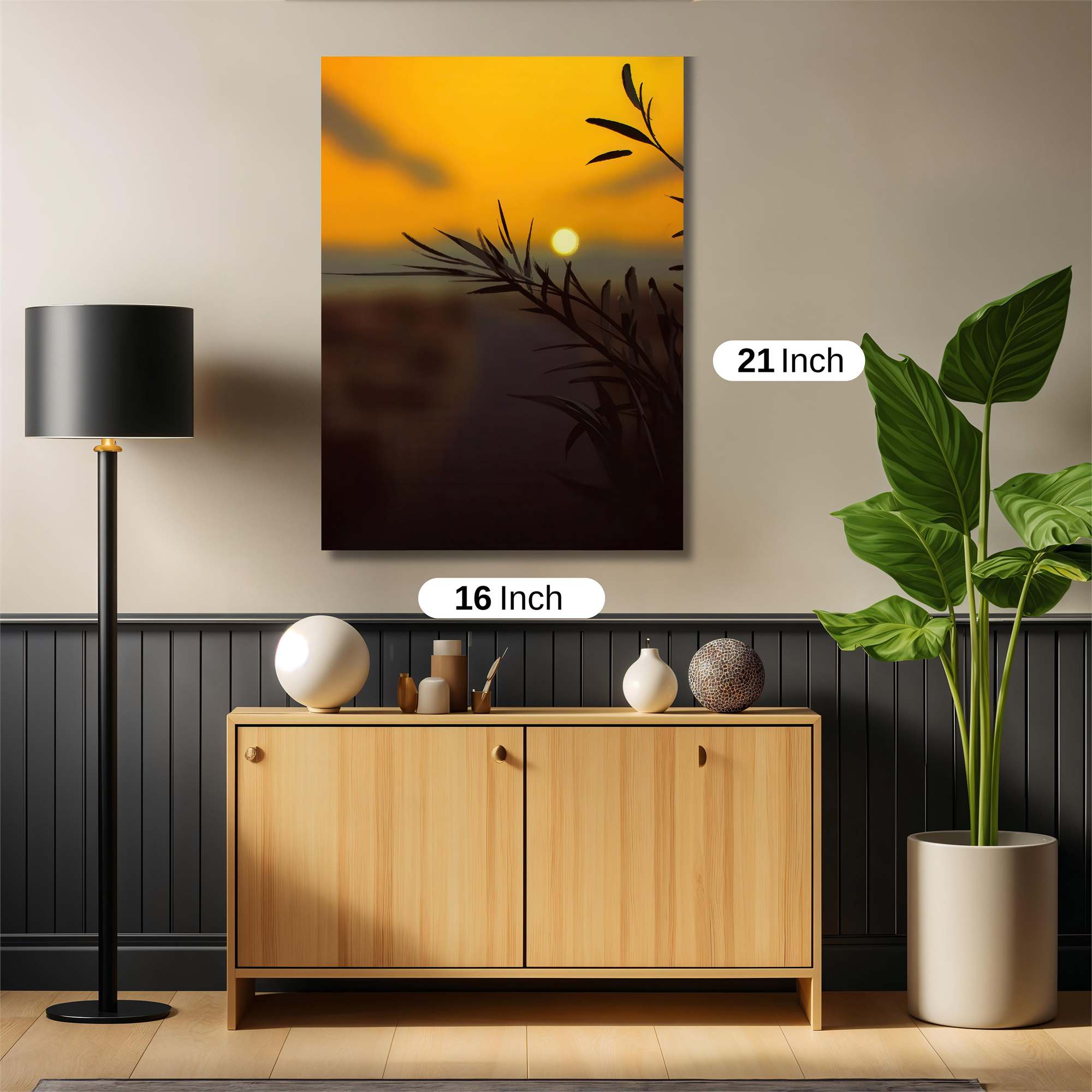 Sunset Serenity Safe Wall Magnetic / M