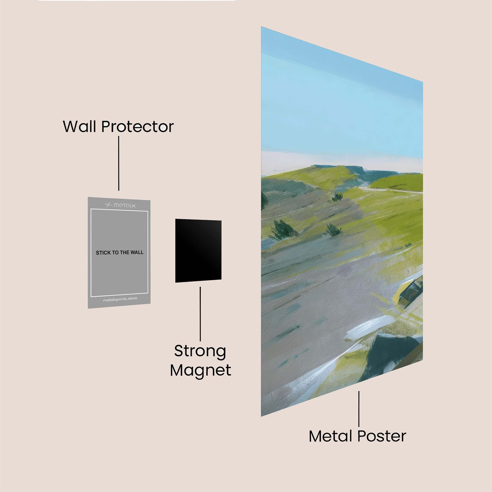 Forest Serenity Safe Wall Magnetic / M