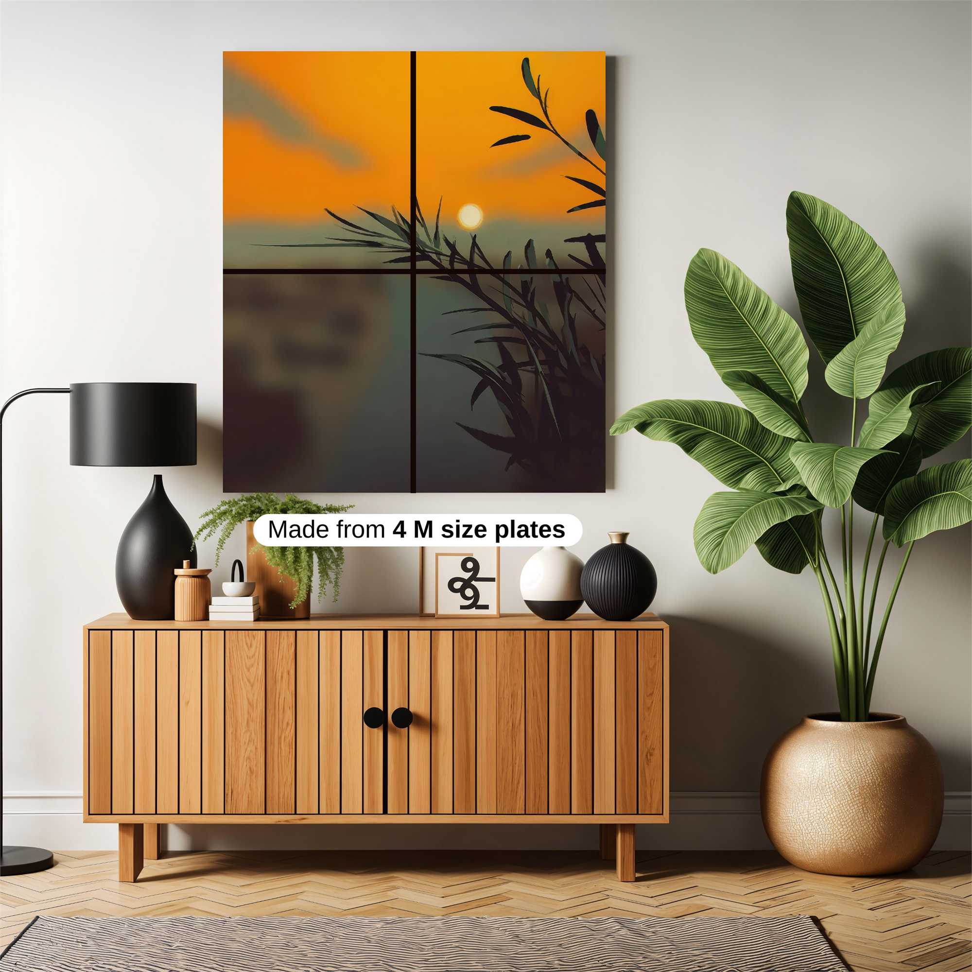 Sunset Serenity Safe Wall Magnetic / M