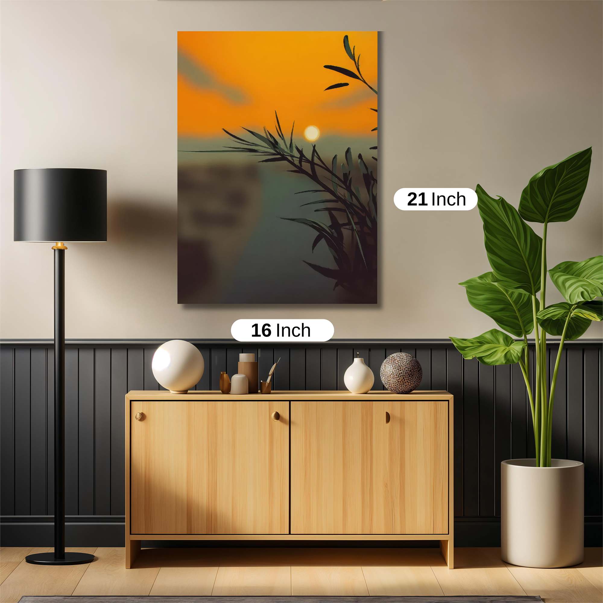 Sunset Serenity Safe Wall Magnetic / M