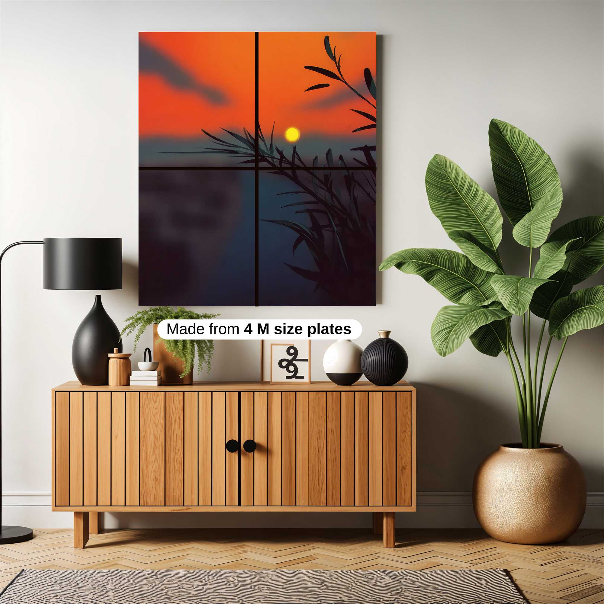 Sunset Serenity Safe Wall Magnetic / M