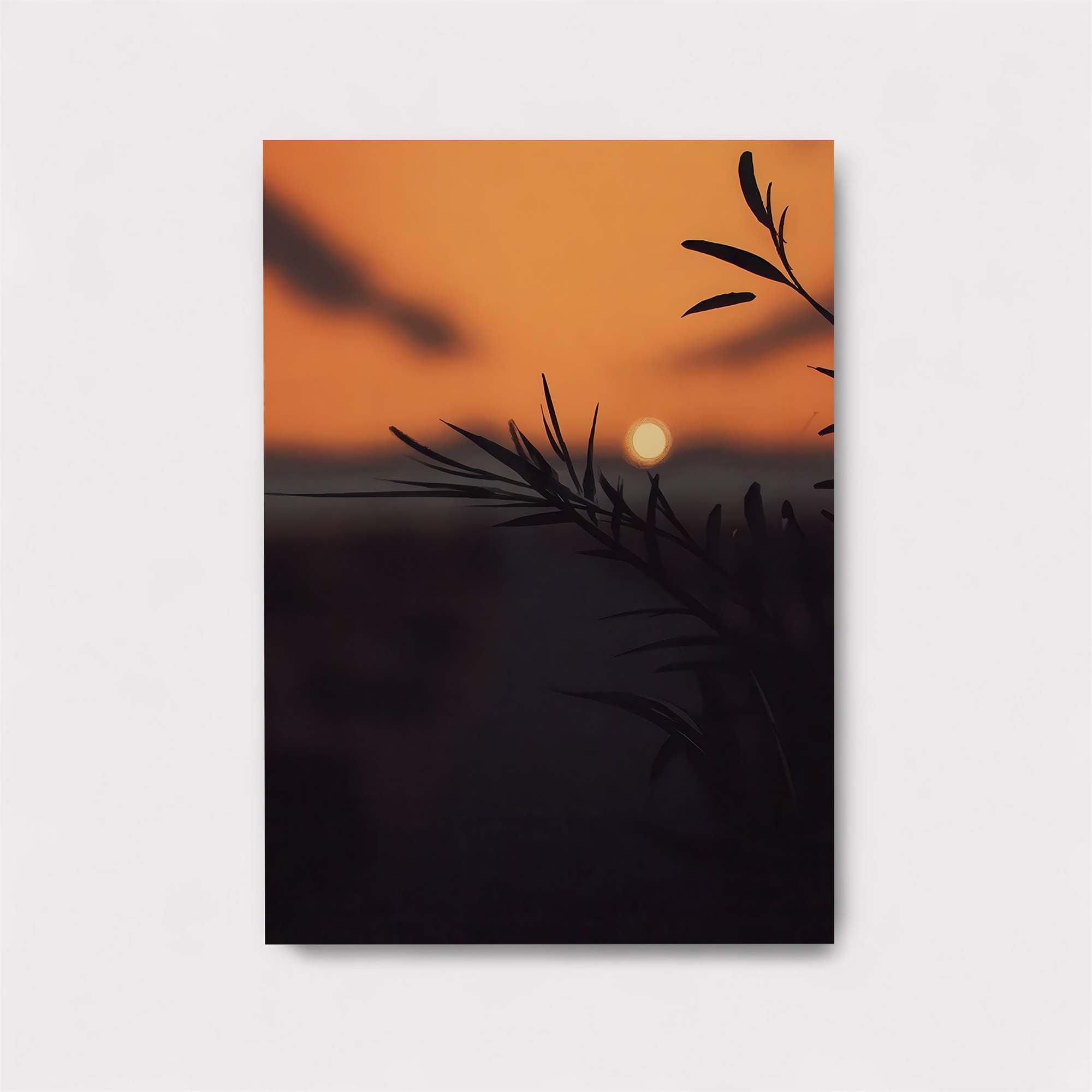 Sunset Silhouette Safe Wall Magnetic / M