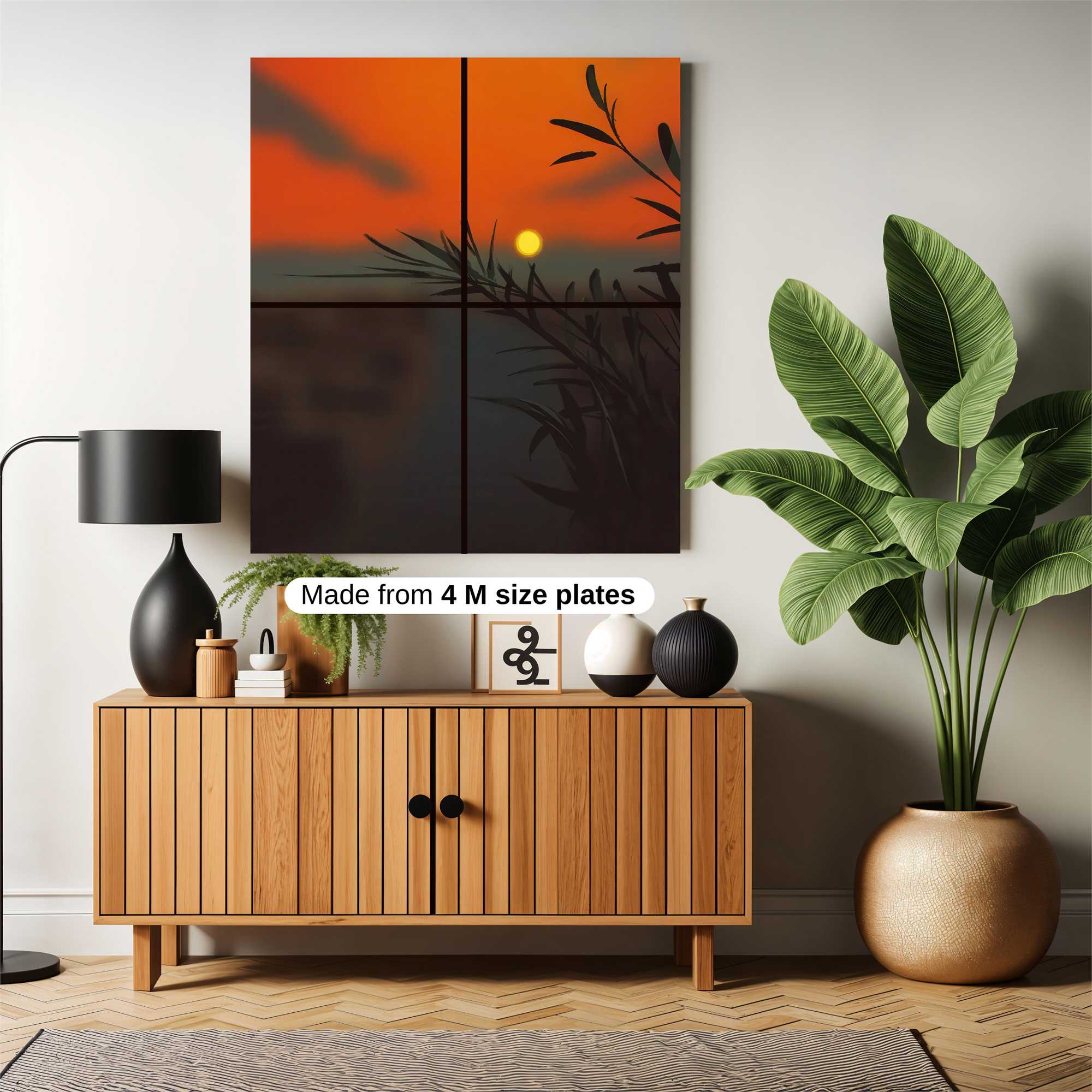 Sunset Serenity Safe Wall Magnetic / M