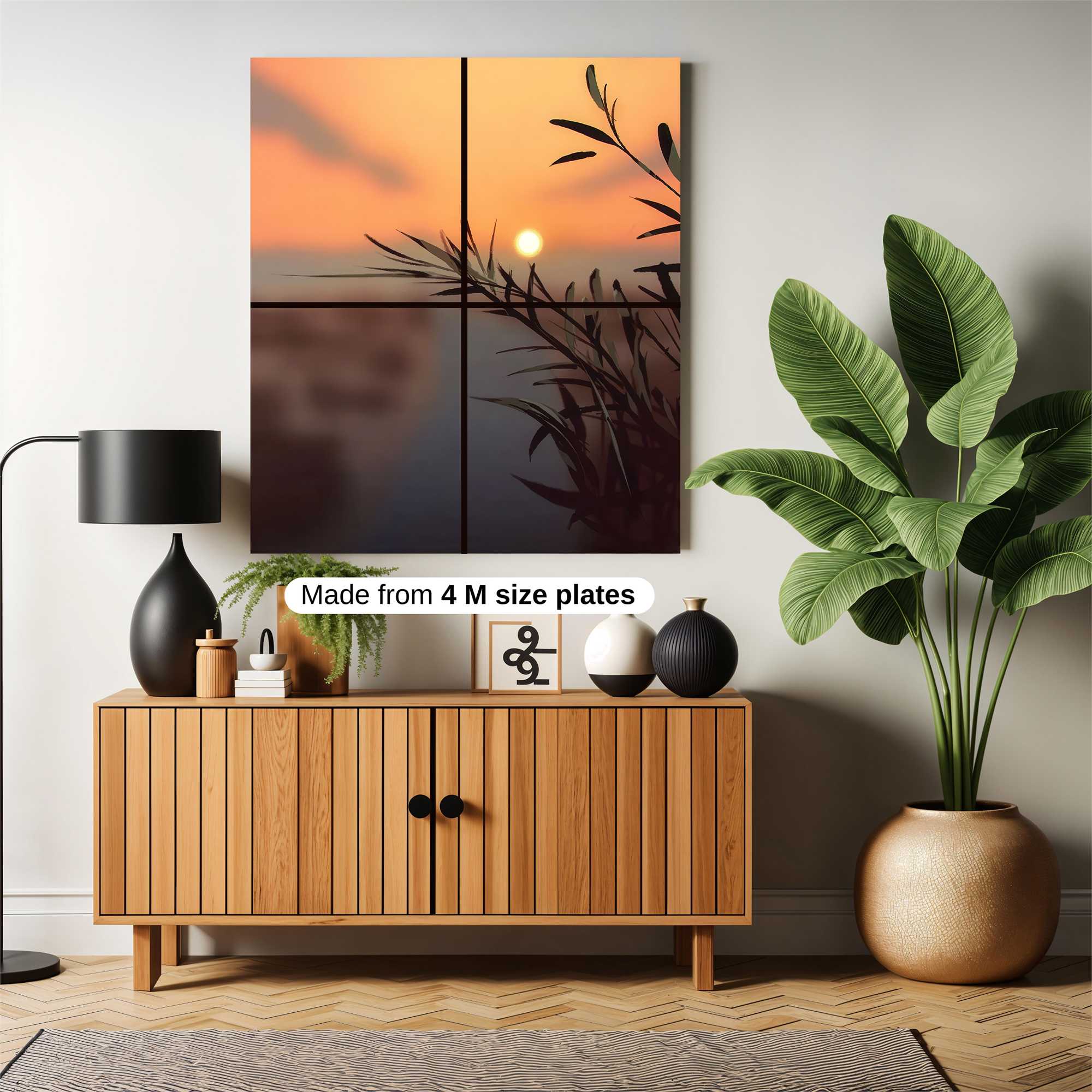 Sunset Serenity Safe Wall Magnetic / M