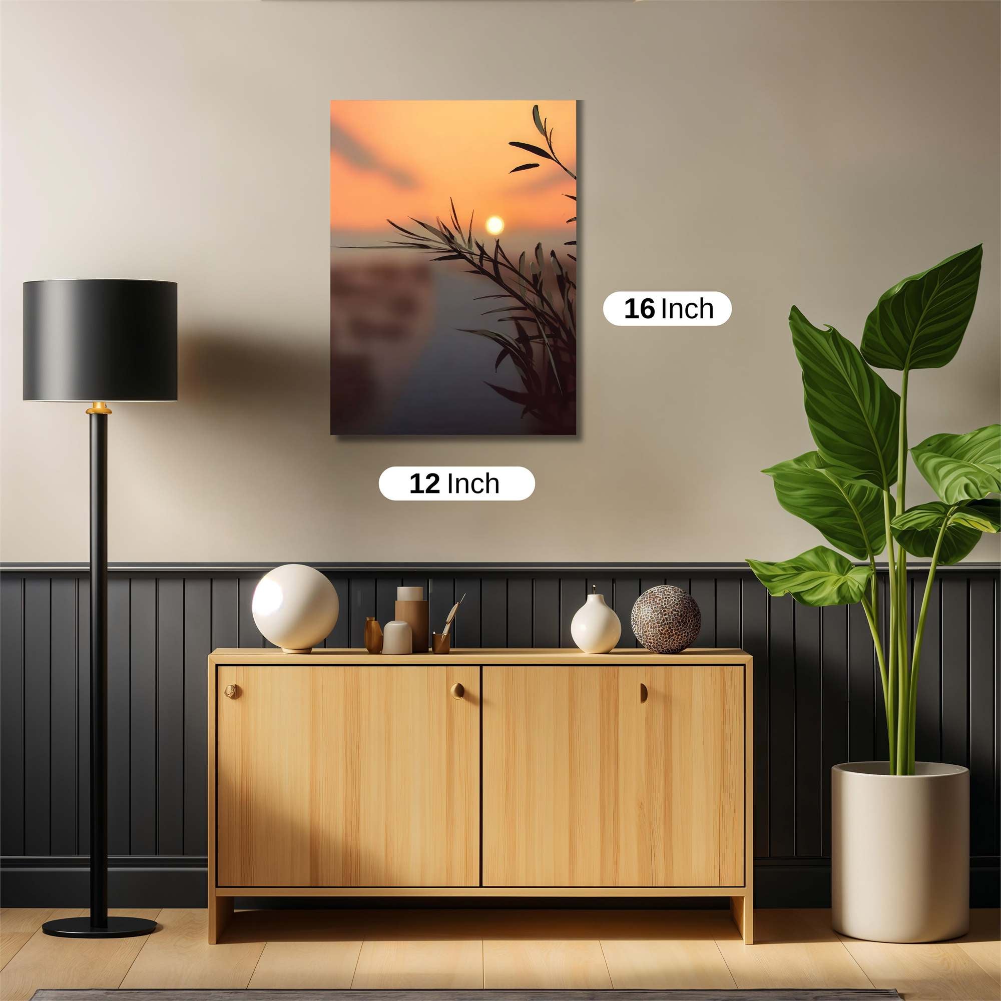 Sunset Serenity Safe Wall Magnetic / M
