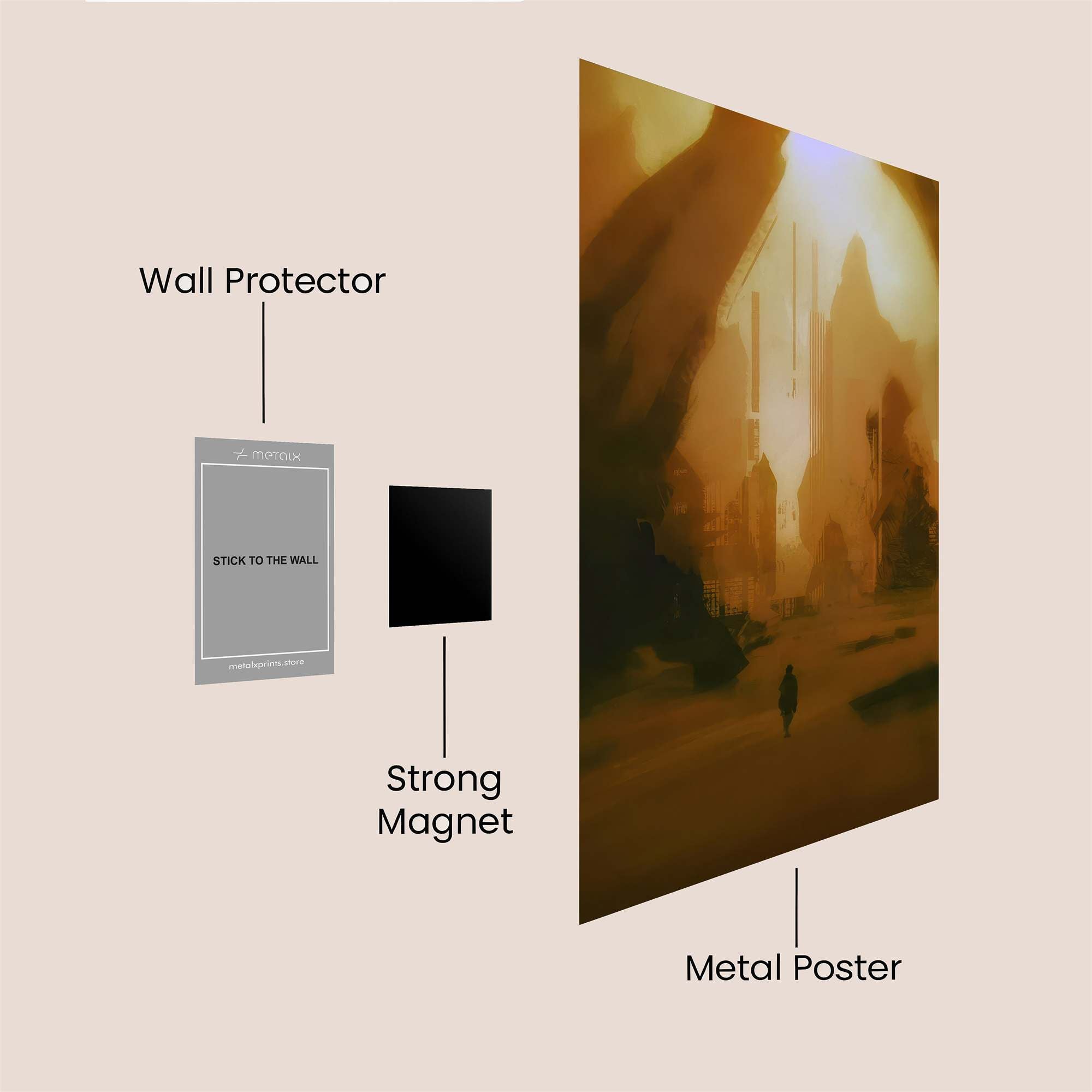 Apocalypse Dawning Safe Wall Magnetic / M