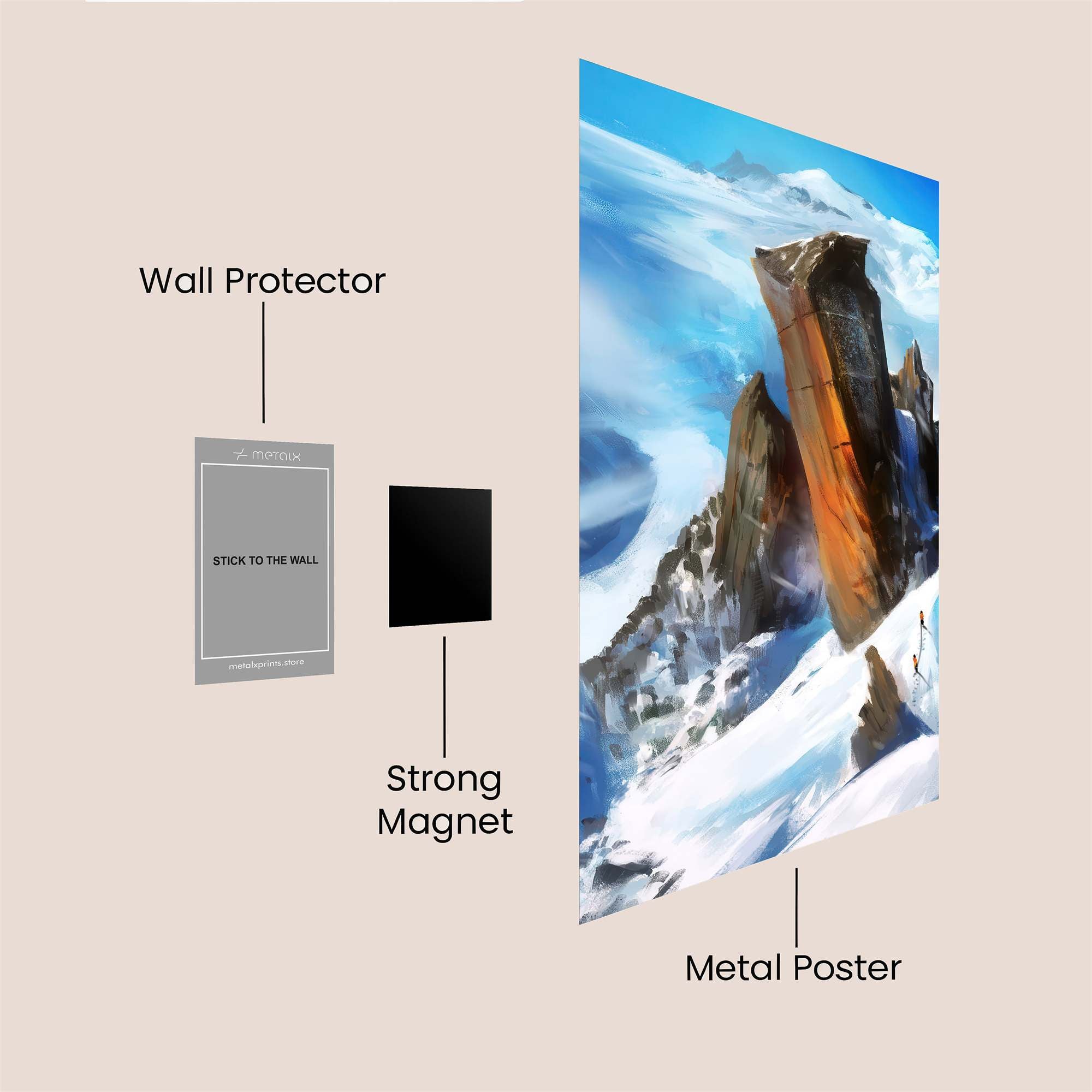 Matterhorn Radiant Safe Wall Magnetic / M