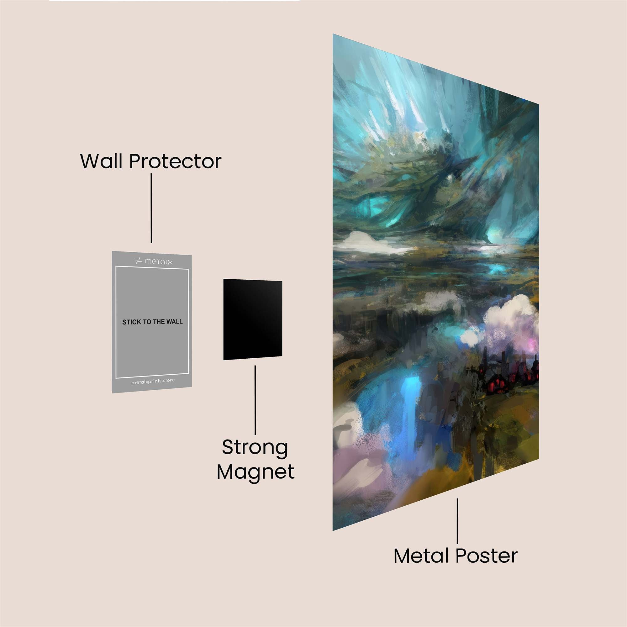 Celestial Whimsy Safe Wall Magnetic / M