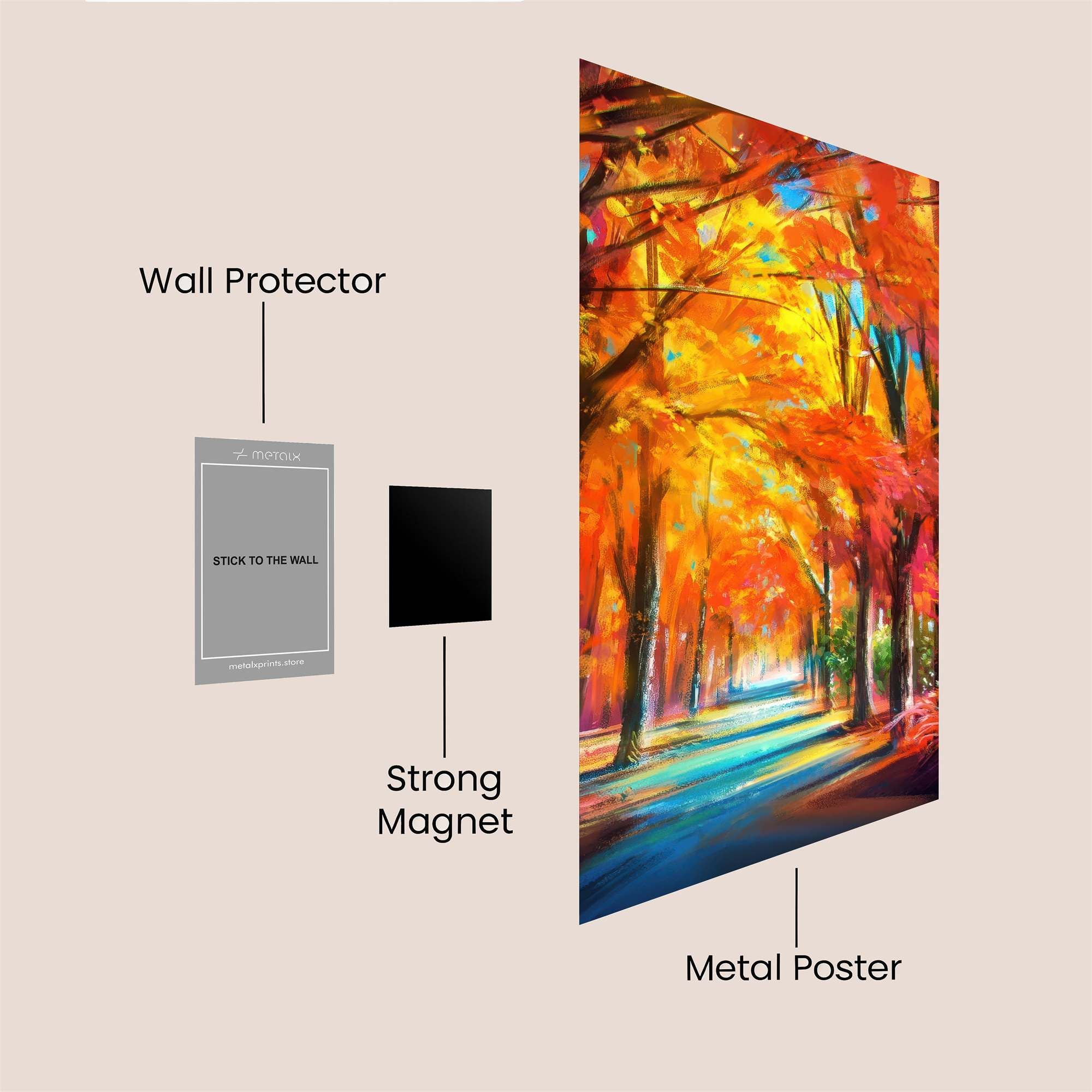 Autumn Serenity Safe Wall Magnetic / M