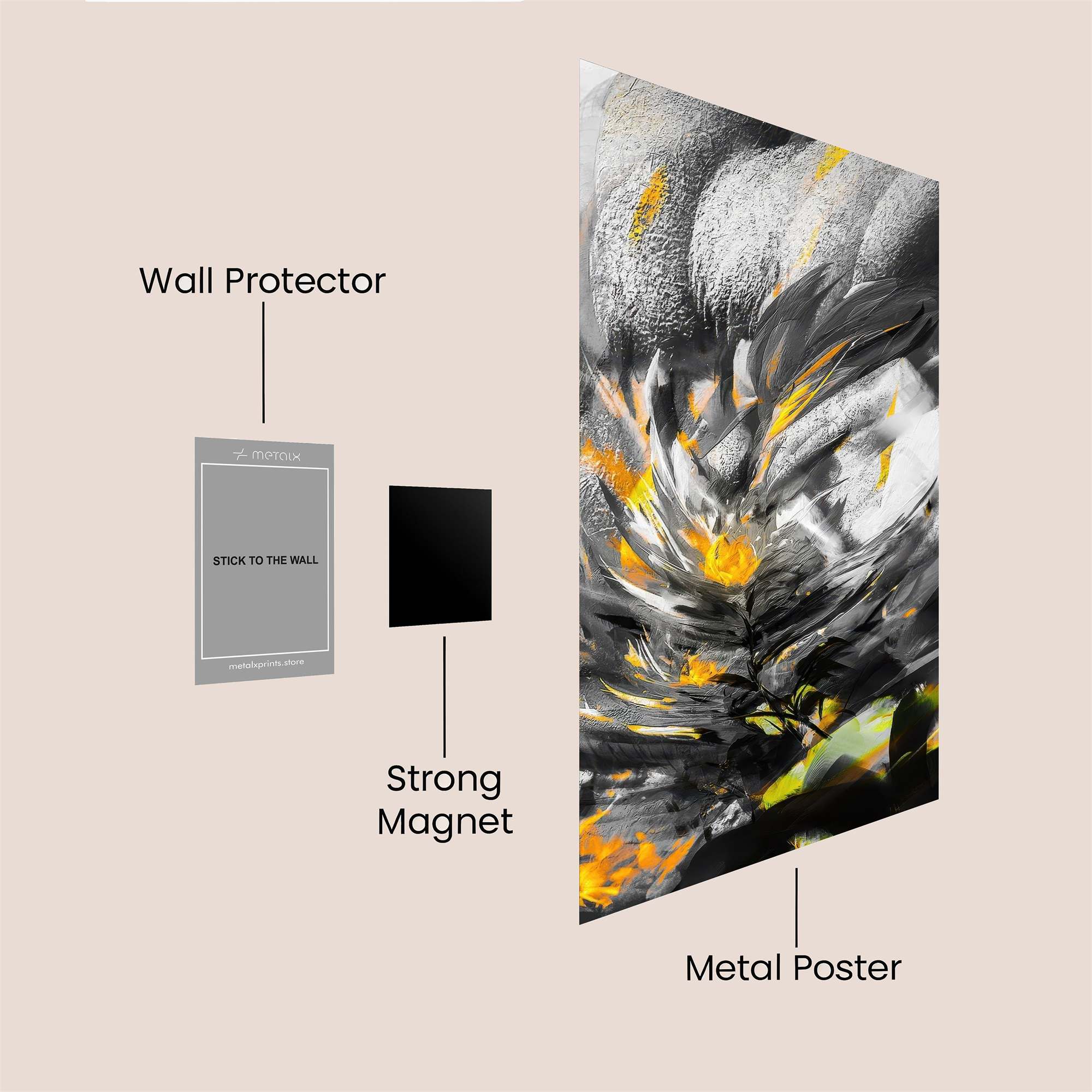 Chaos Bloom Safe Wall Magnetic / M