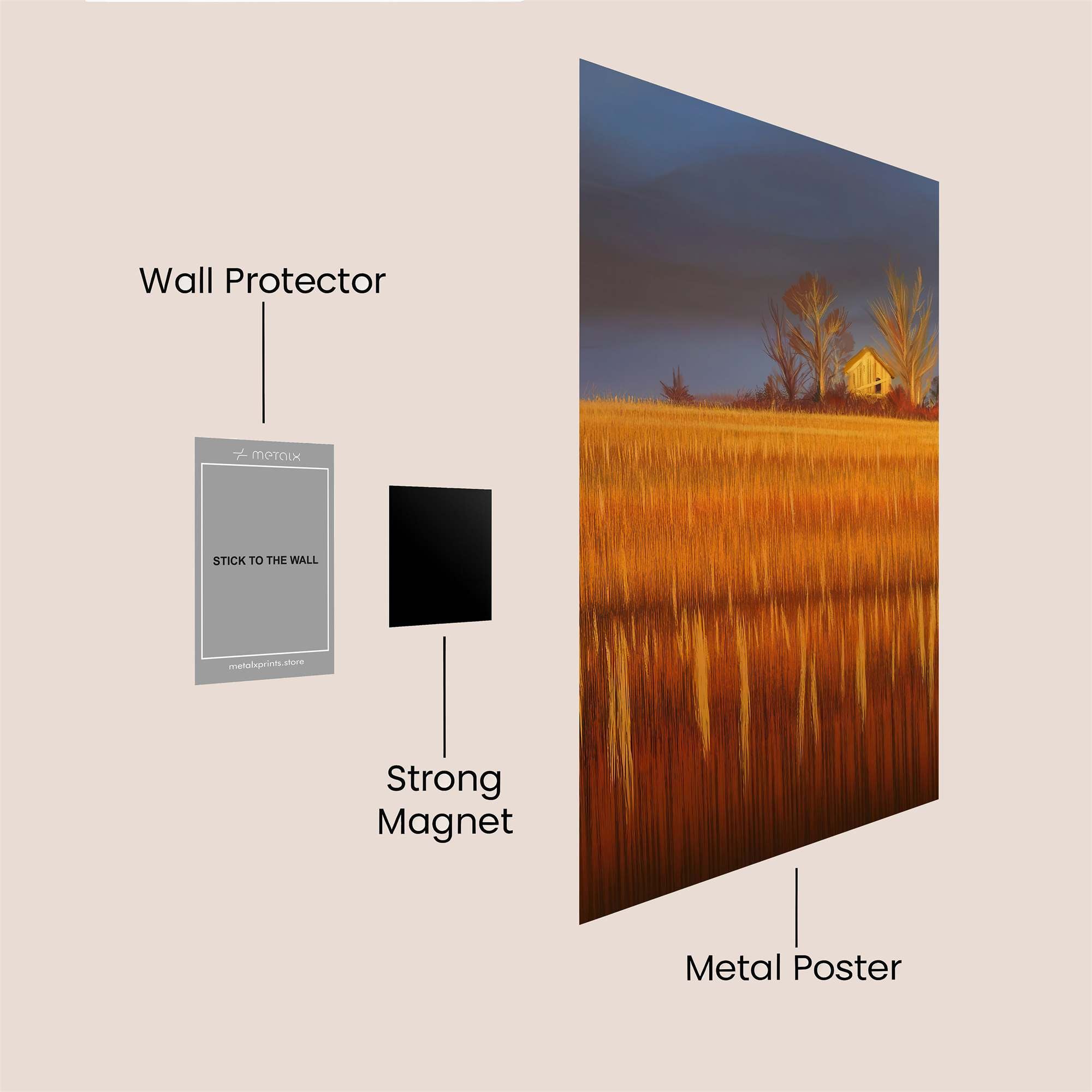 Harvest Serenity Safe Wall Magnetic / M