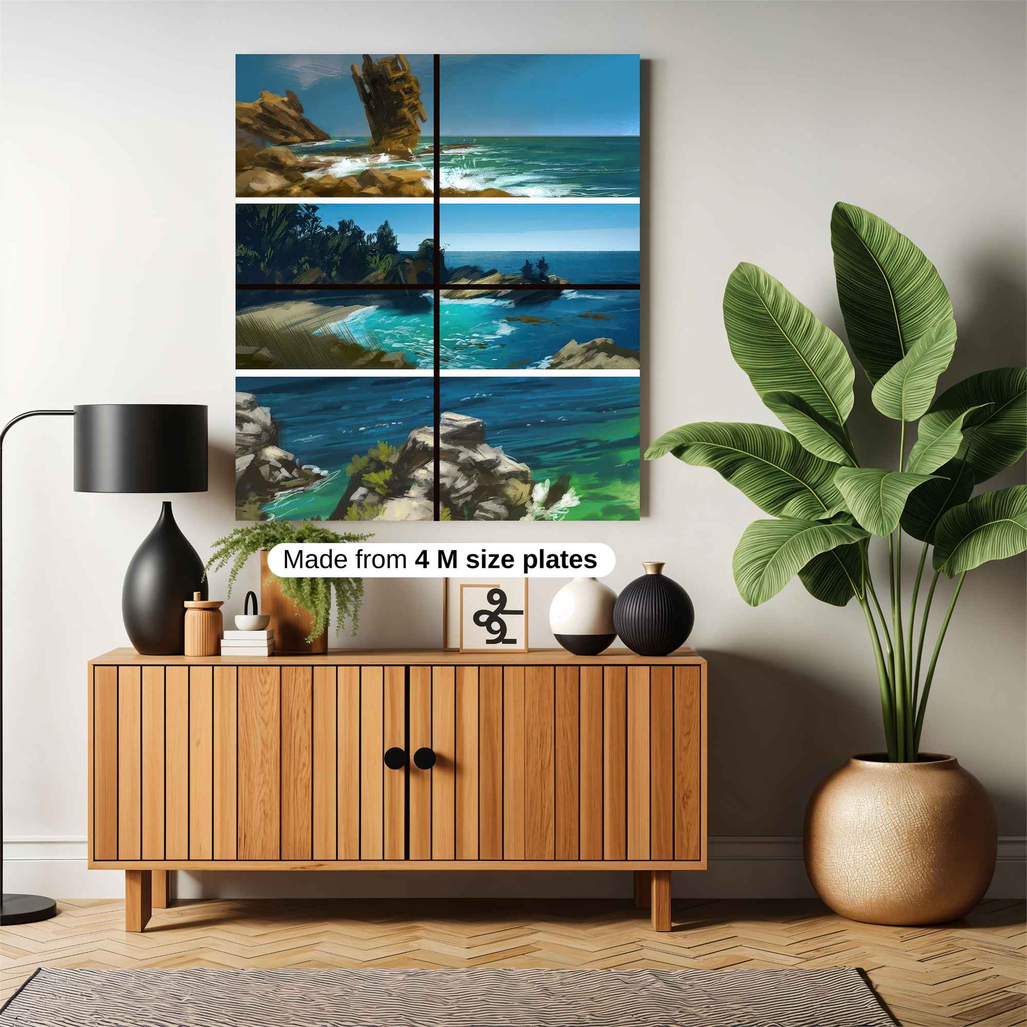 Coastal Serenity Safe Wall Magnetic / M