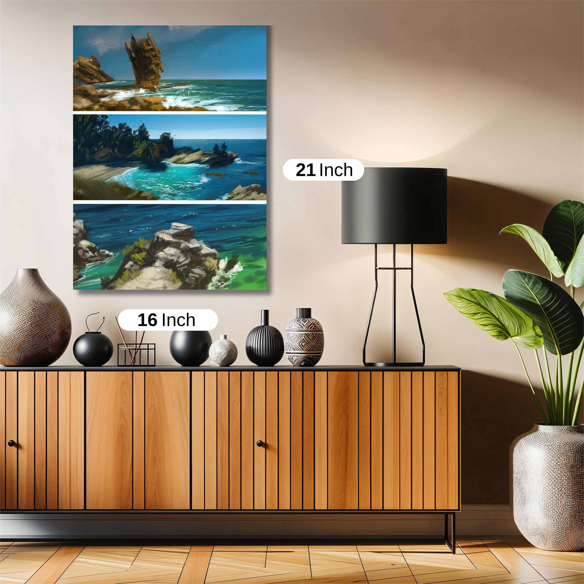 Coastal Serenity Safe Wall Magnetic / M