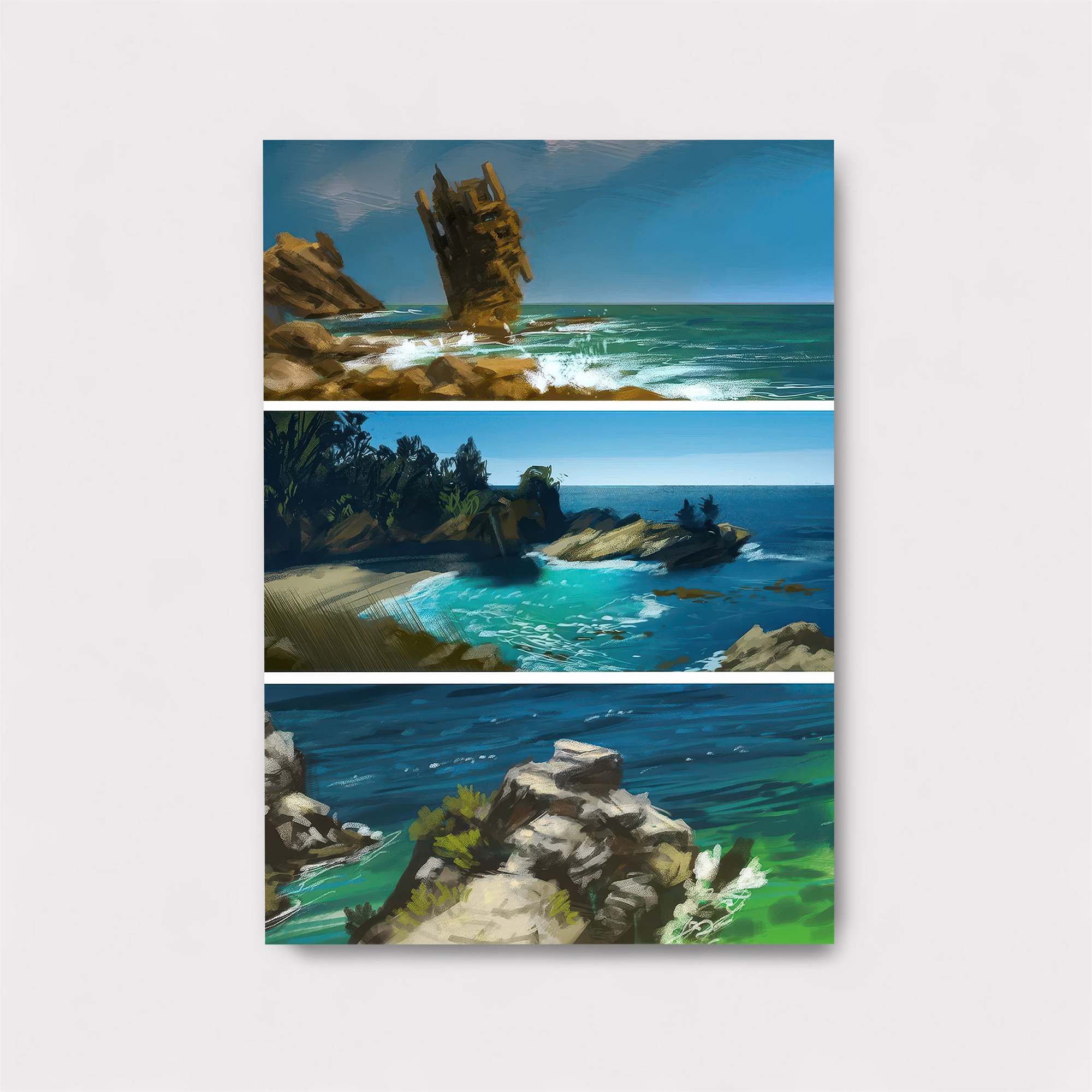 Coastal Serenity Safe Wall Magnetic / M