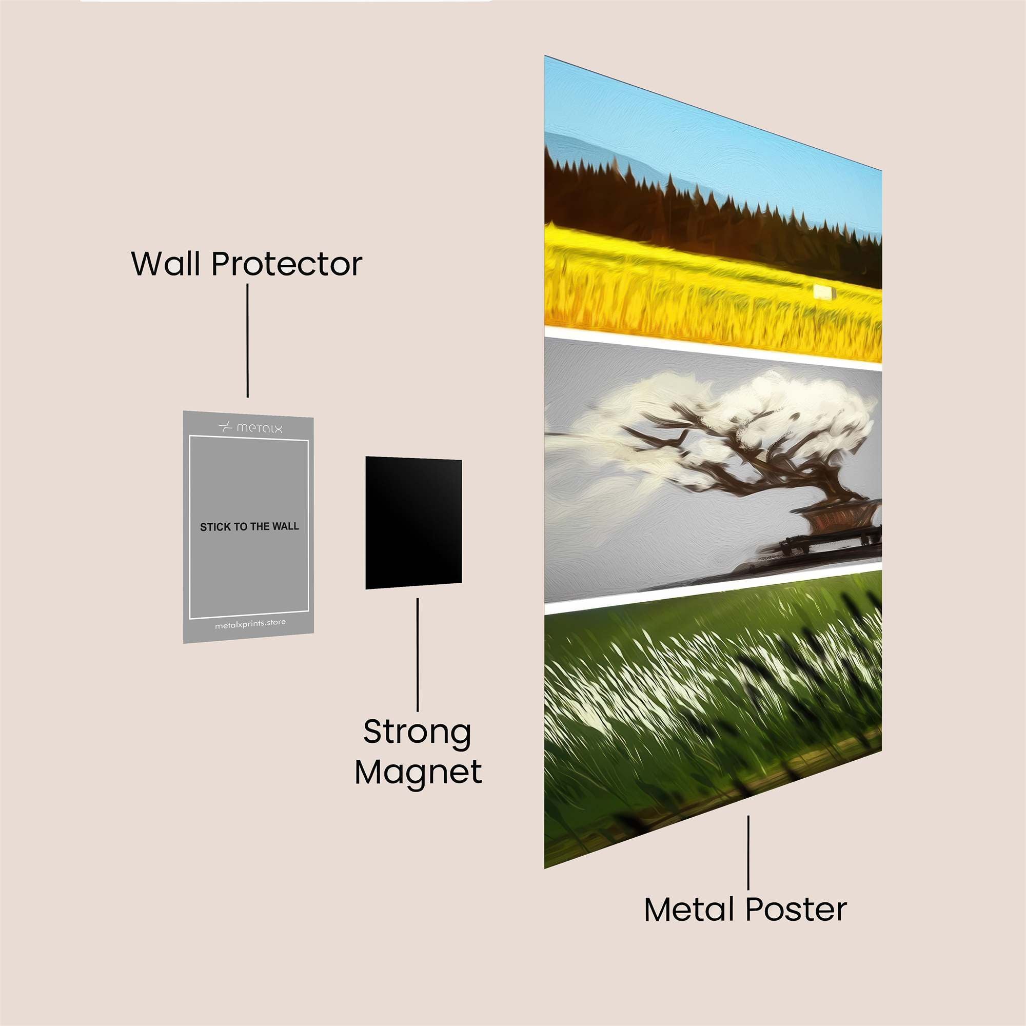 Field Serenity Safe Wall Magnetic / M