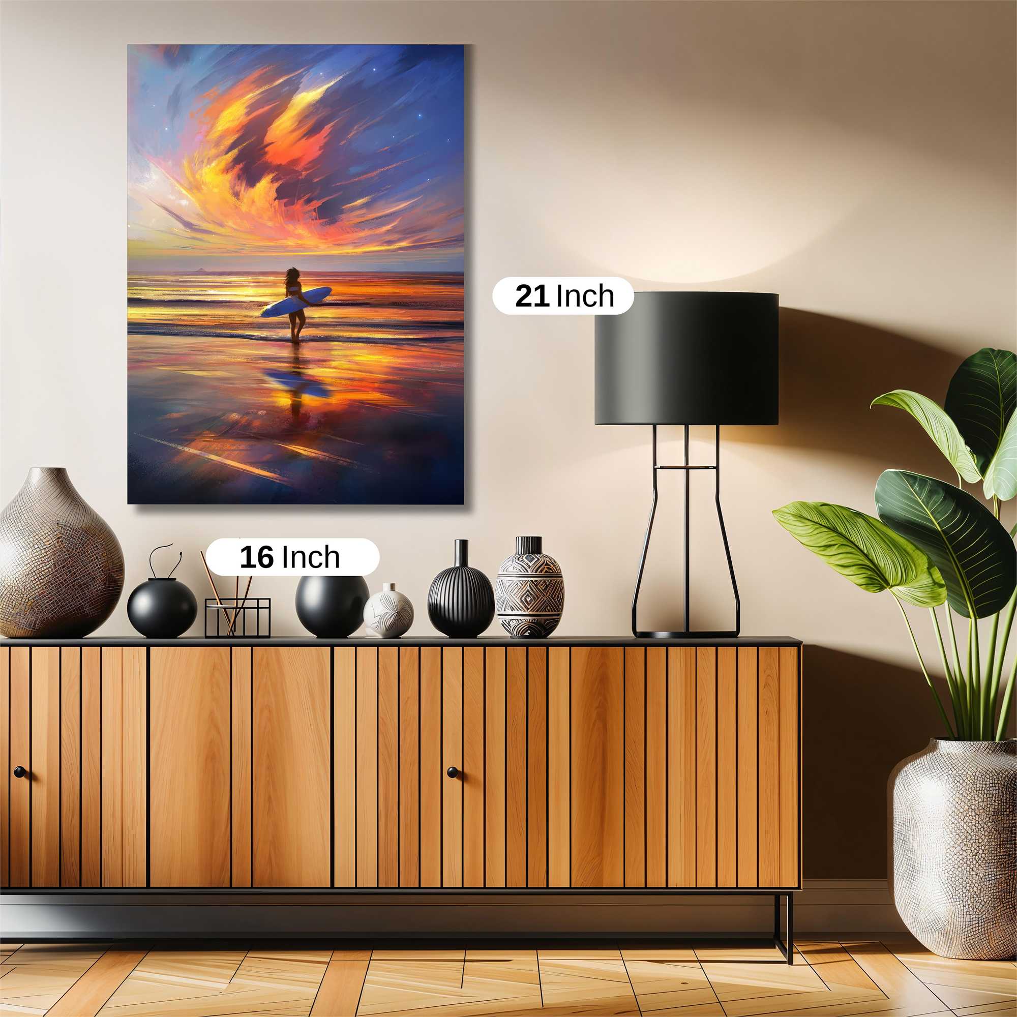 Surfer Serenity Safe Wall Magnetic / M