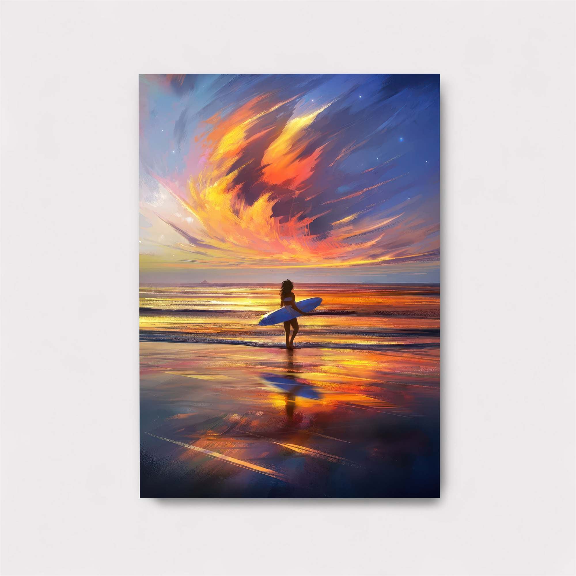 Surfer Serenity Safe Wall Magnetic / M
