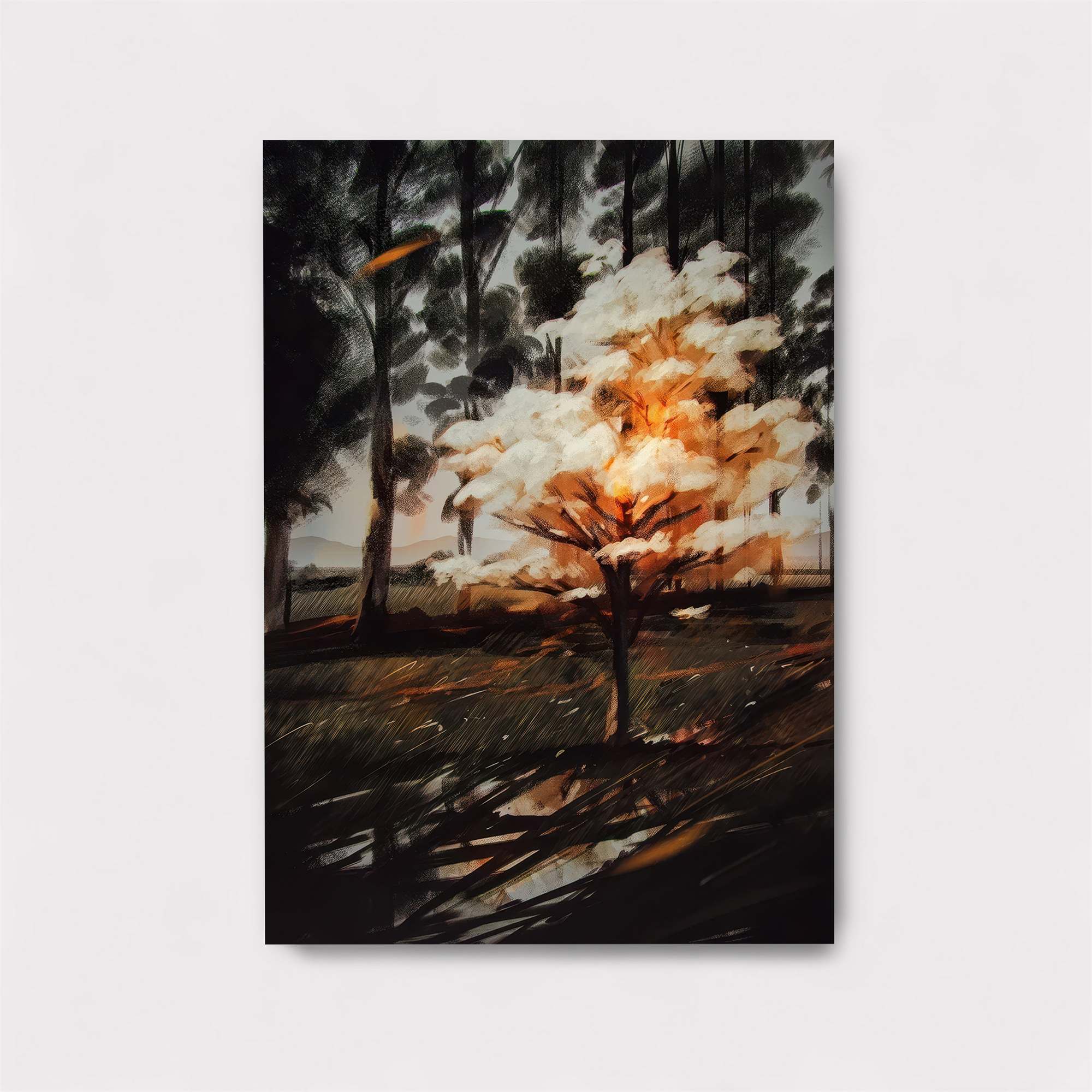 Blazing Tree Safe Wall Magnetic / M