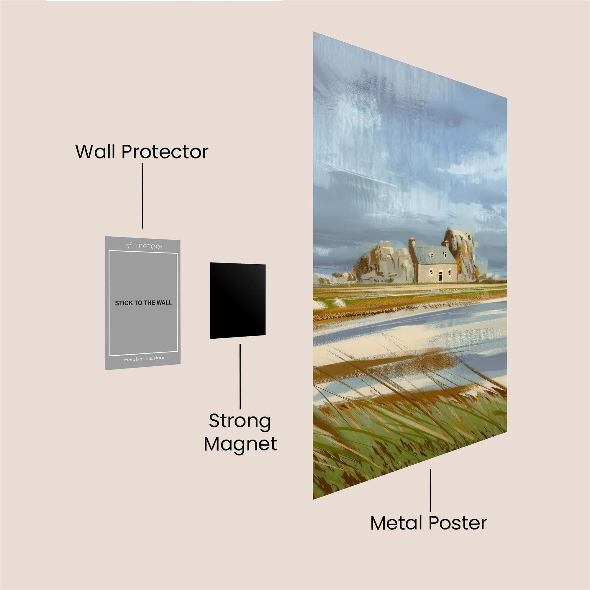 Forest Serenity Safe Wall Magnetic / M