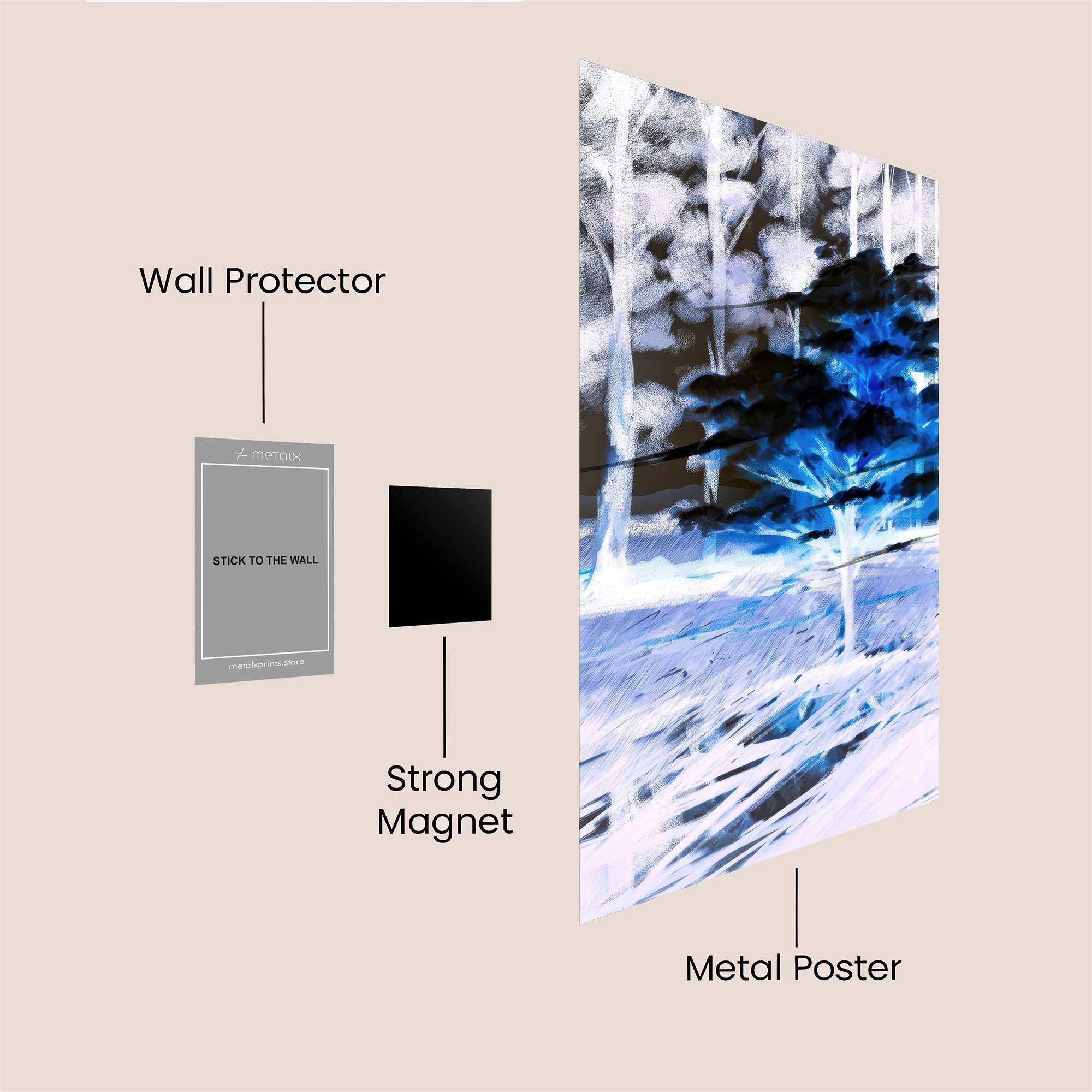 Lone Radiance Safe Wall Magnetic / M
