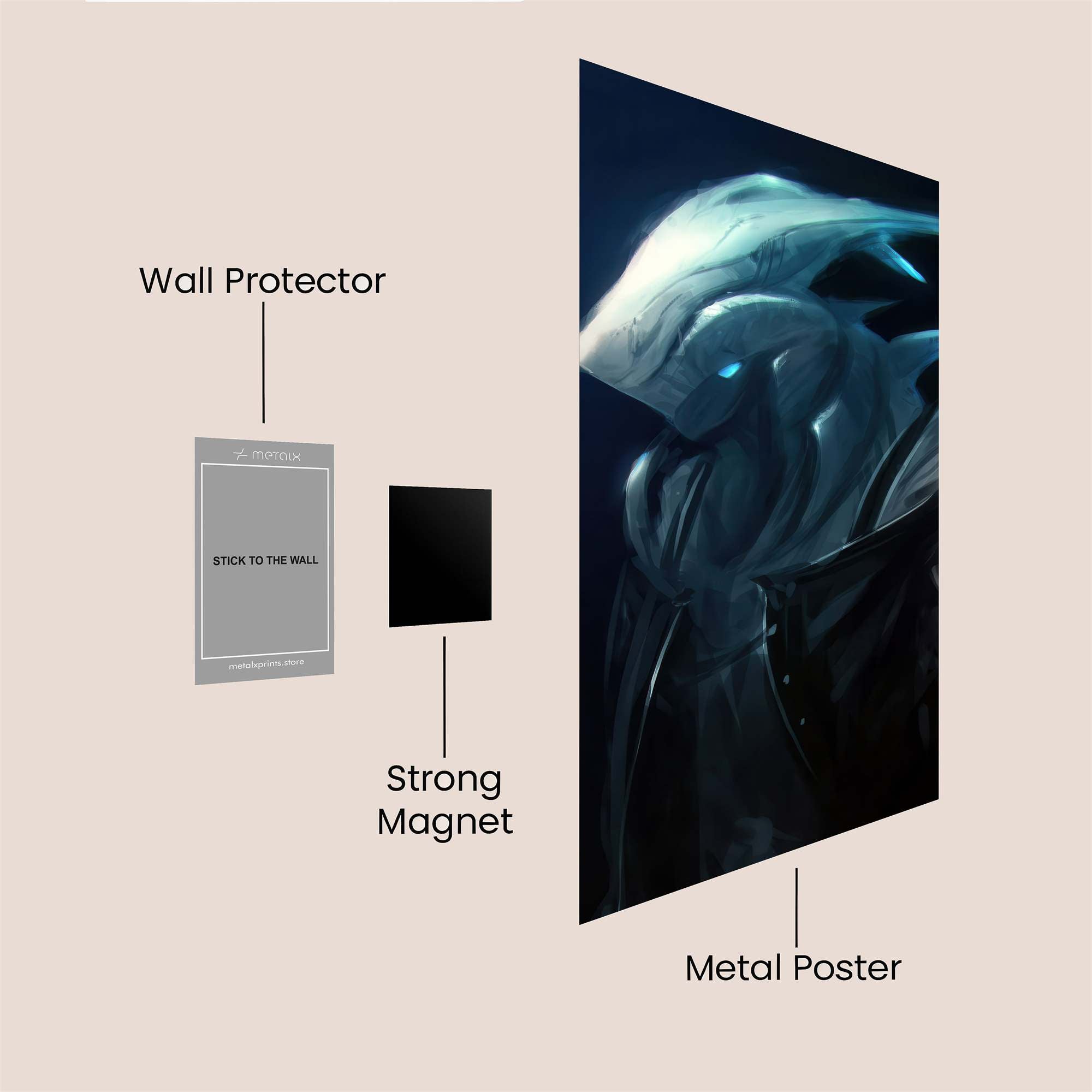 Kayle Enigmatic Safe Wall Magnetic / M