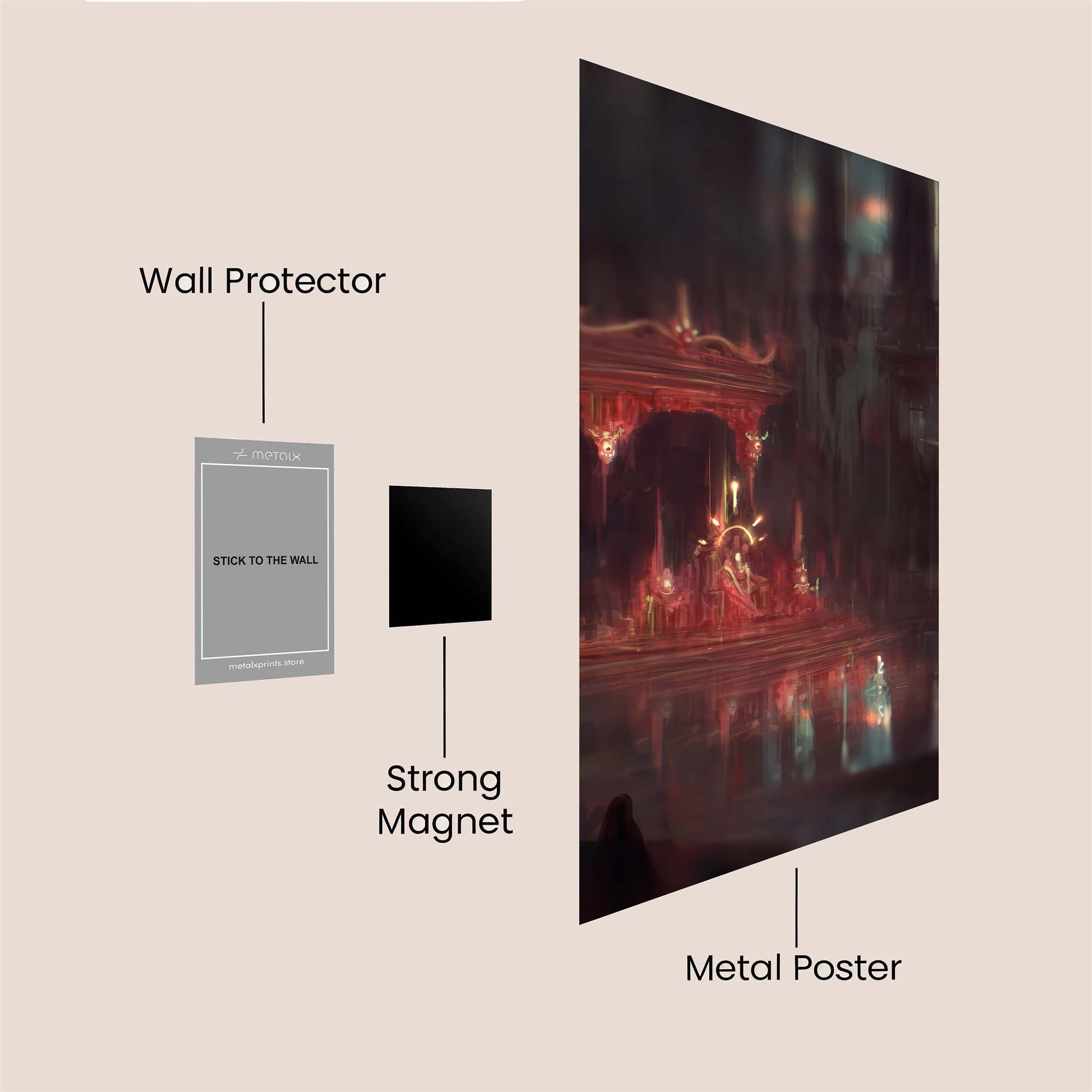 Demon Shrine Safe Wall Magnetic / M