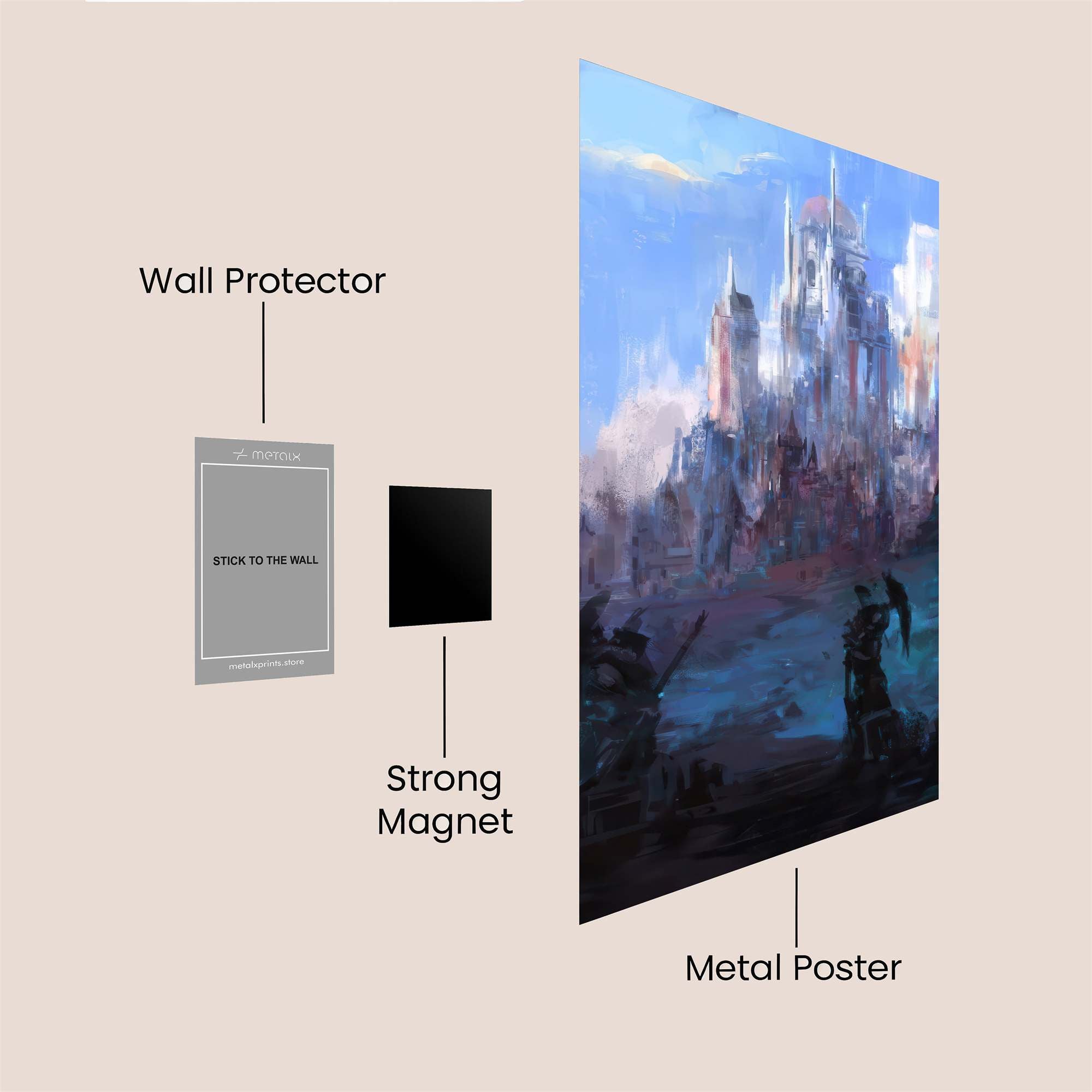 Castle Twilight Safe Wall Magnetic / M