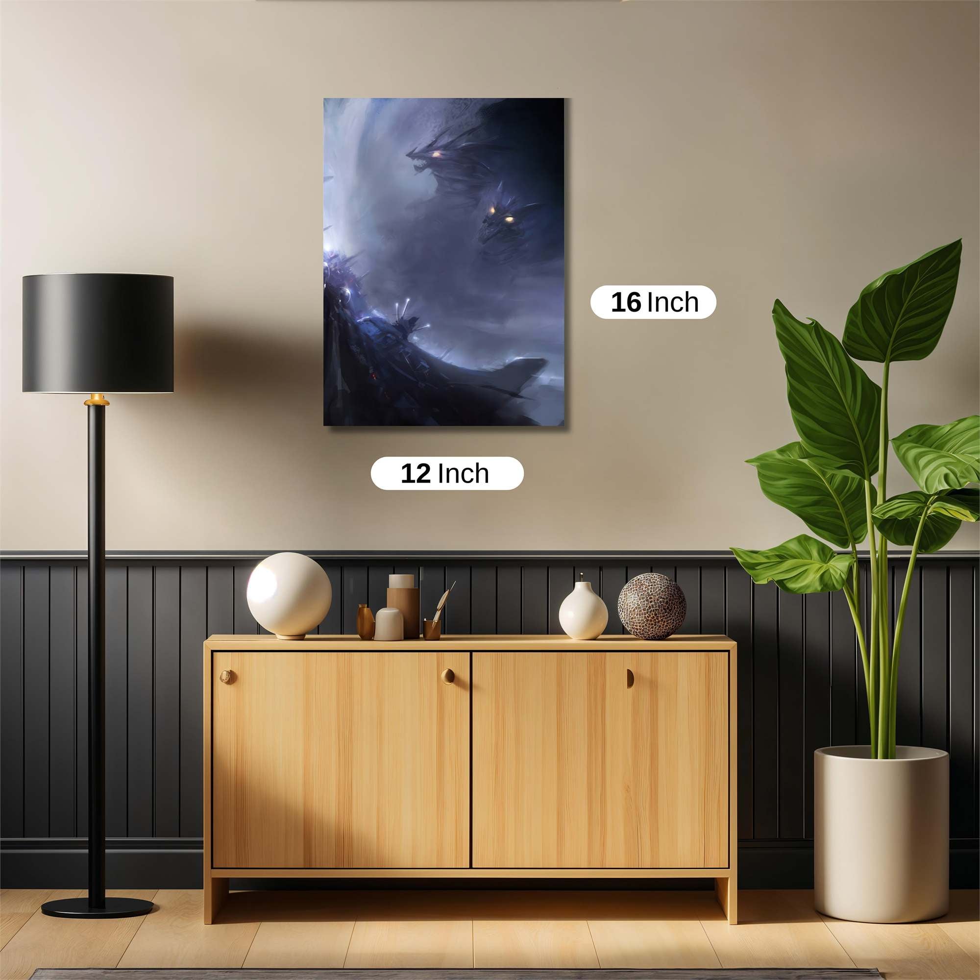 Dragons Gloom Safe Wall Magnetic / M