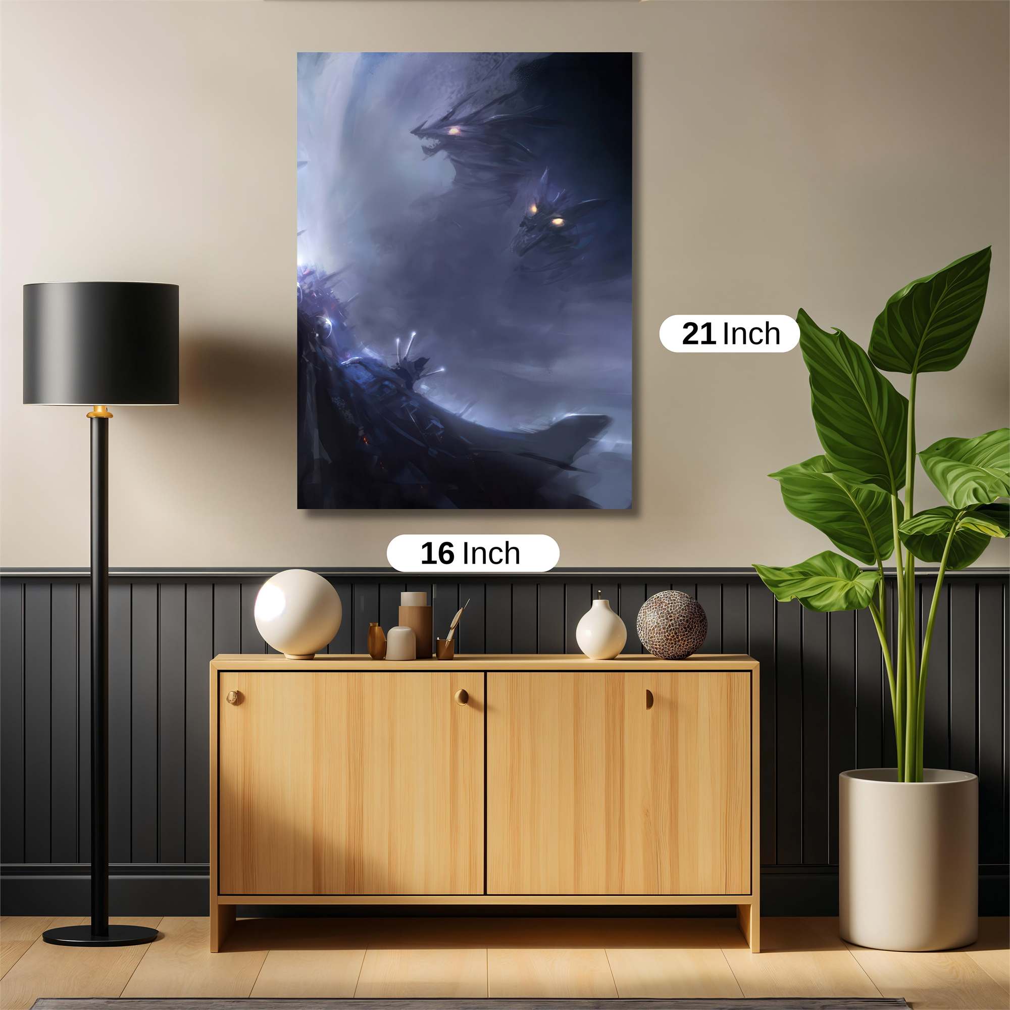 Dragons Gloom Safe Wall Magnetic / M