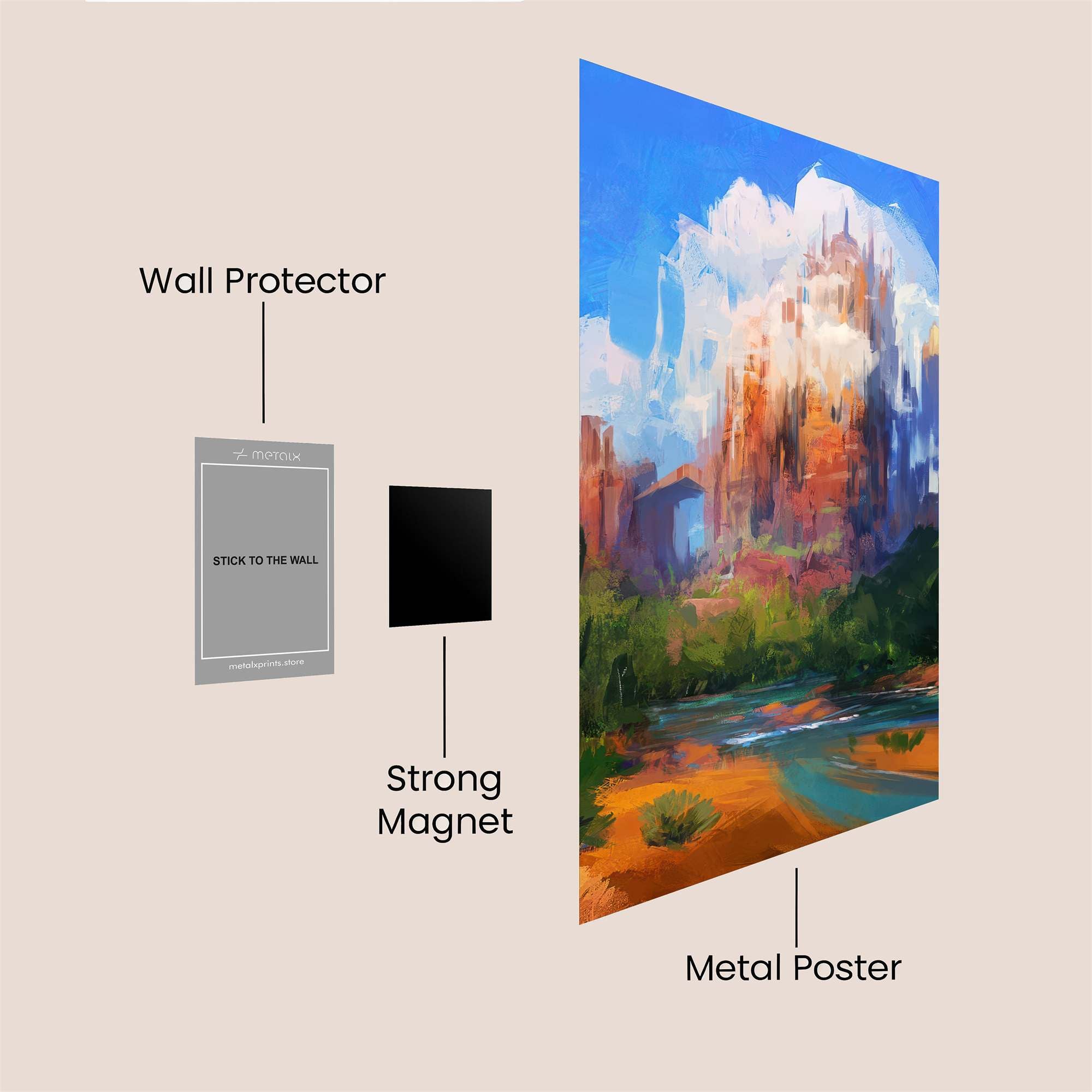 Monumental Majesty Safe Wall Magnetic / M
