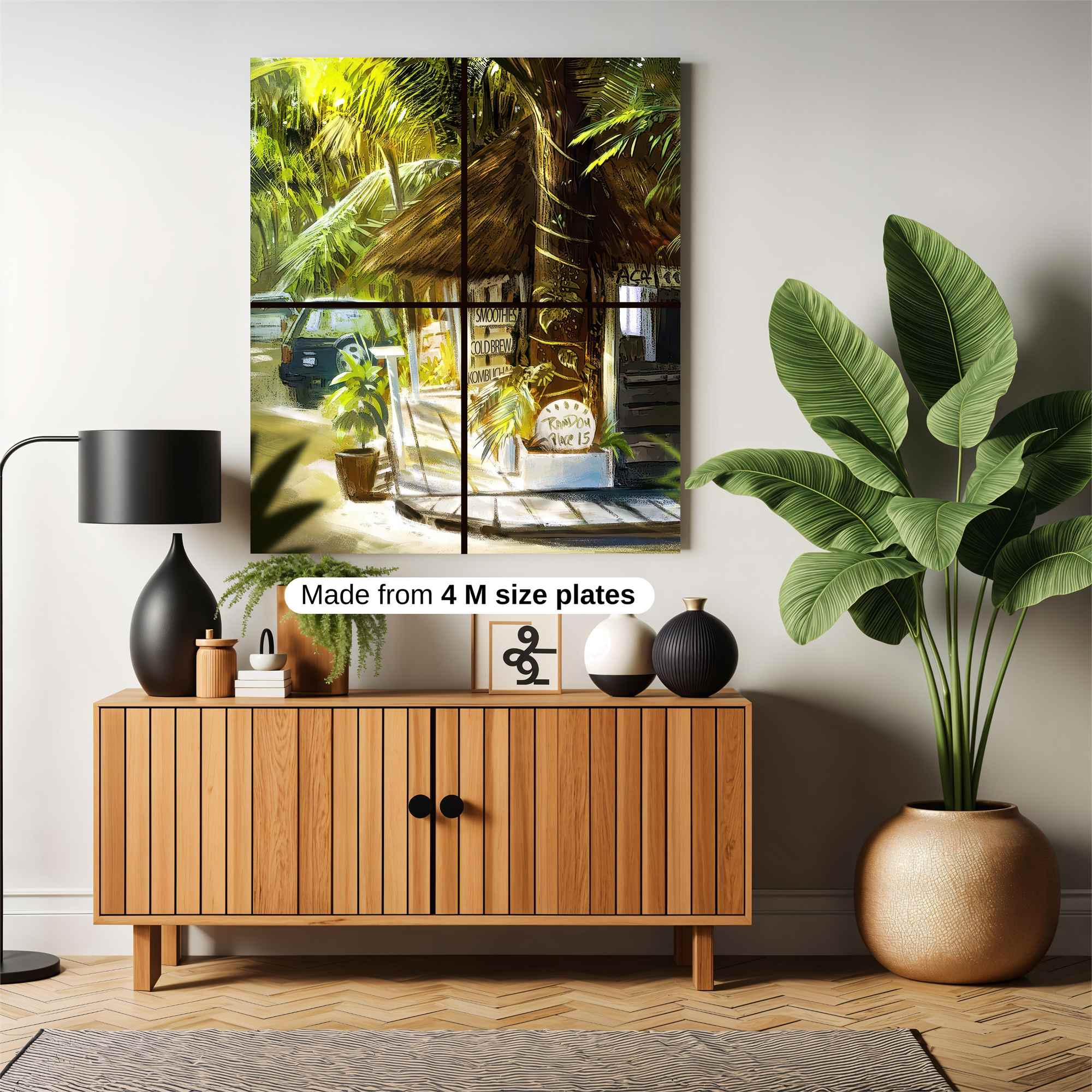 Tropical Haven Safe Wall Magnetic / M