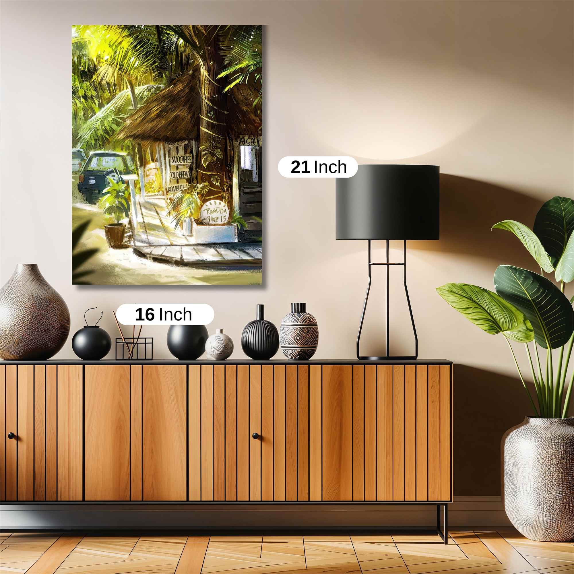 Tropical Haven Safe Wall Magnetic / M