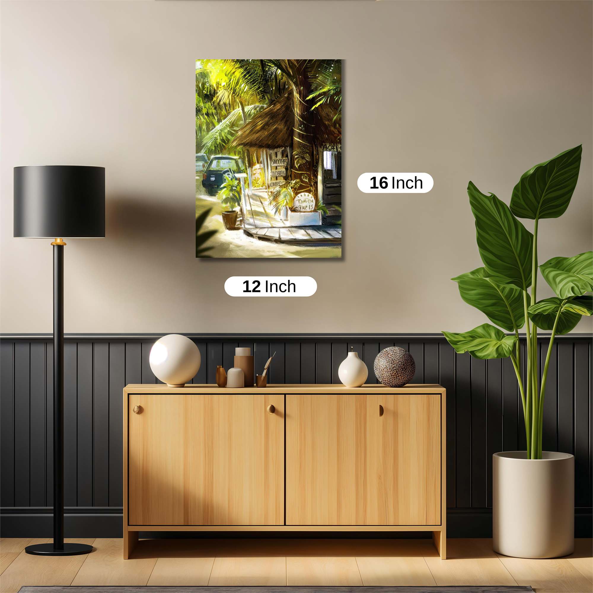 Tropical Haven Safe Wall Magnetic / M