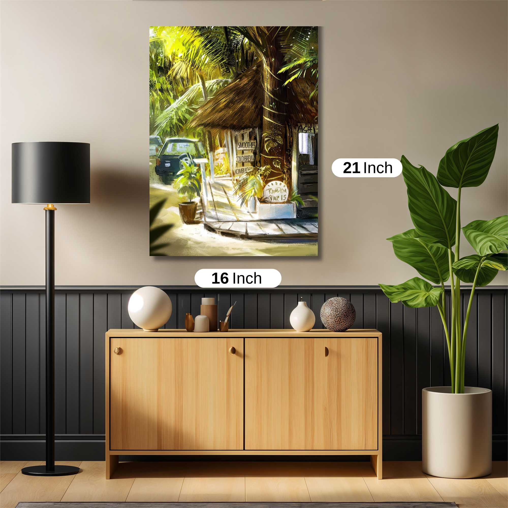 Tropical Haven Safe Wall Magnetic / M