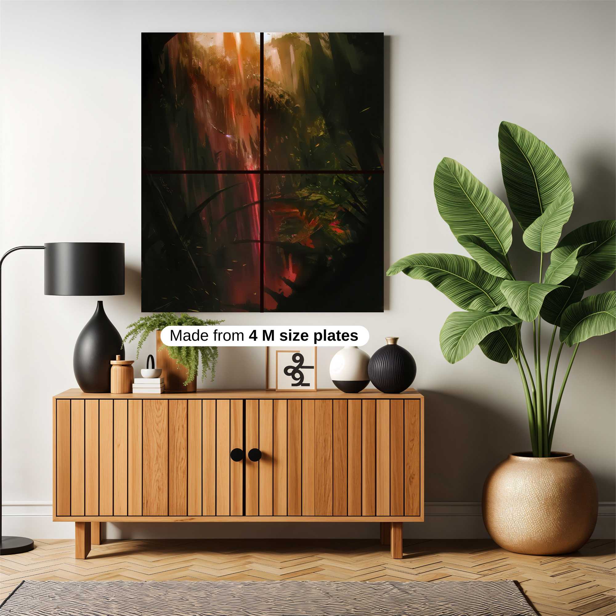 Jungle Blaze Safe Wall Magnetic / M