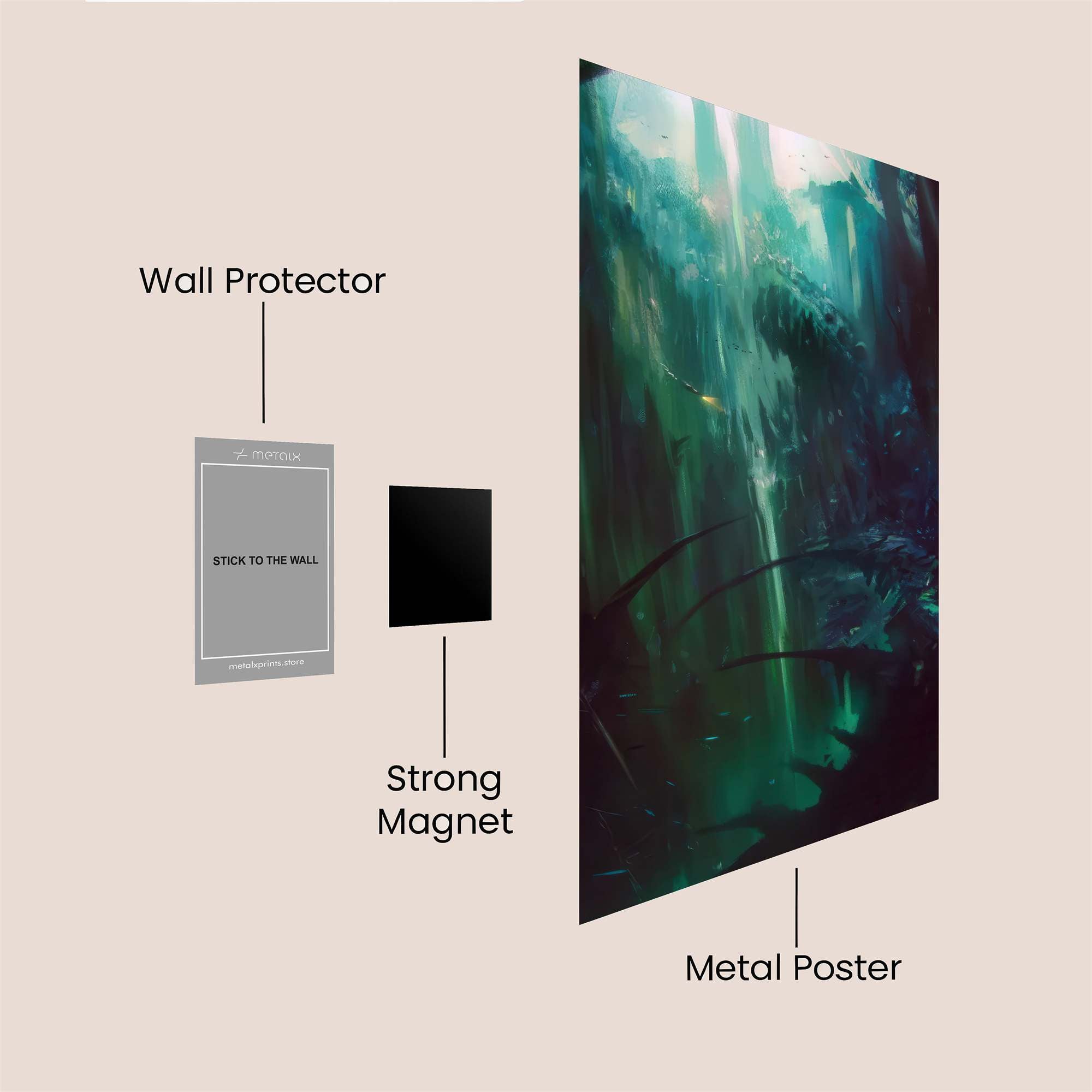Jungle Whisper Safe Wall Magnetic / M