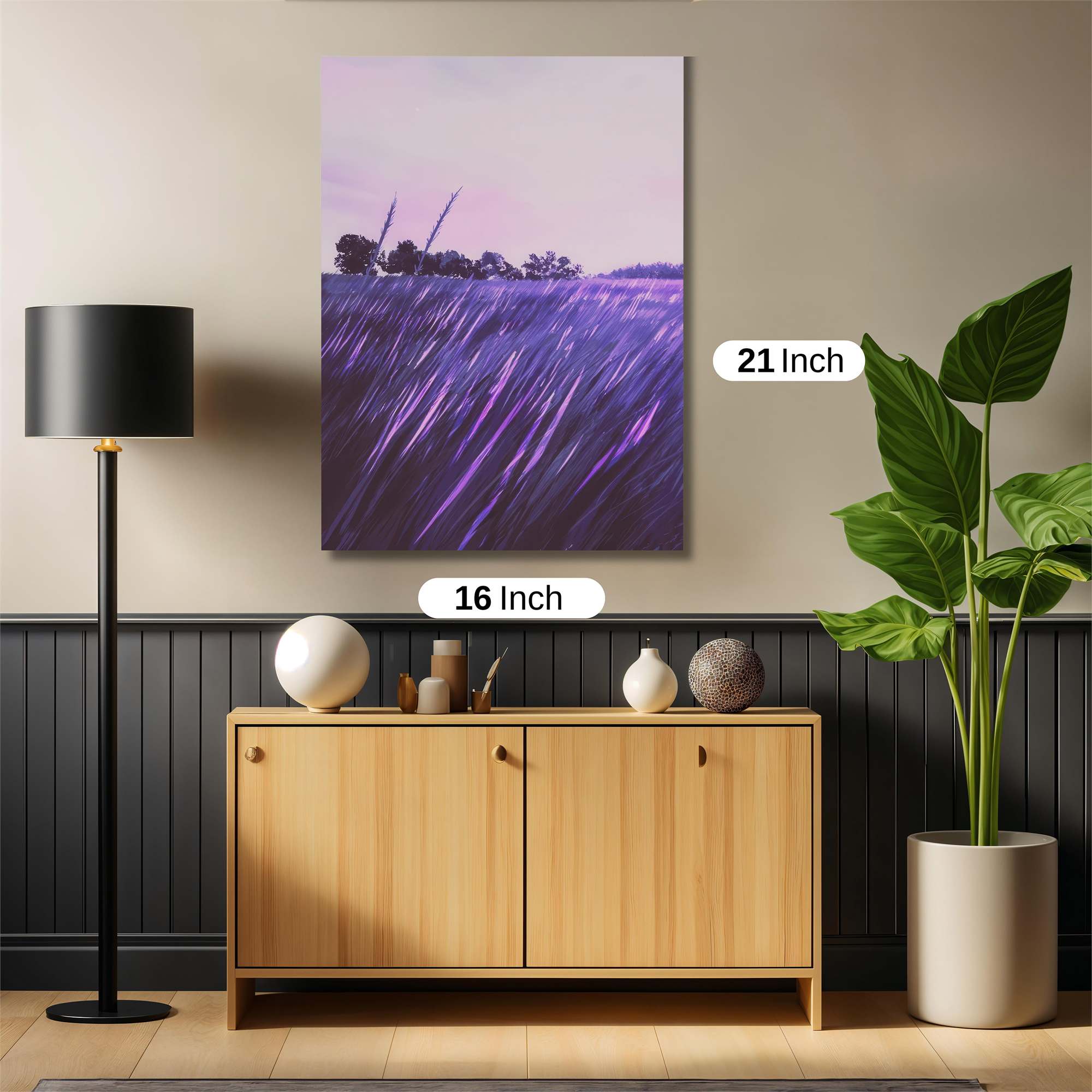 Lavender Serenity Safe Wall Magnetic / M