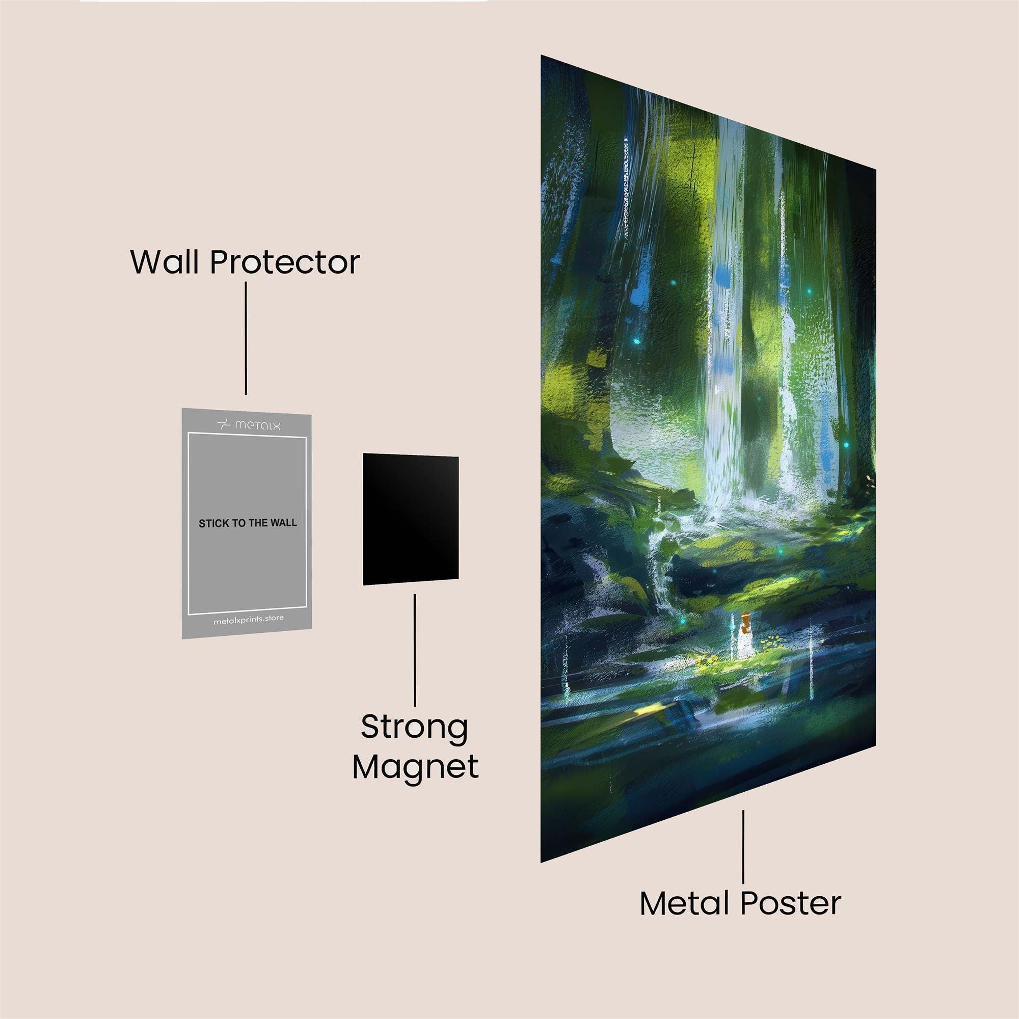 Fairy Enchantment Safe Wall Magnetic / M