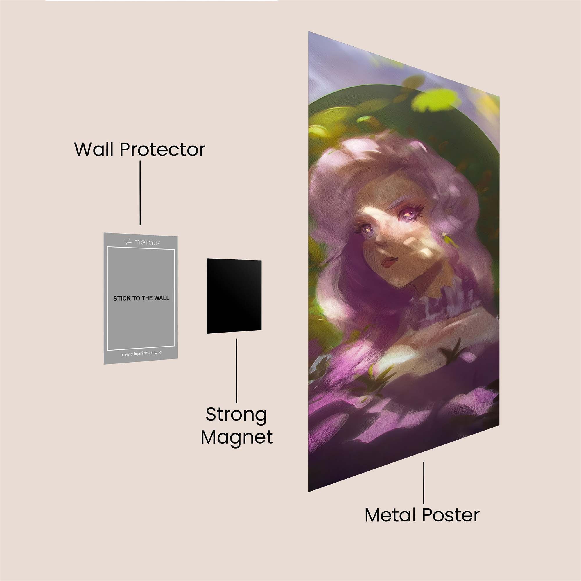 Fairy Whimsy Safe Wall Magnetic / M