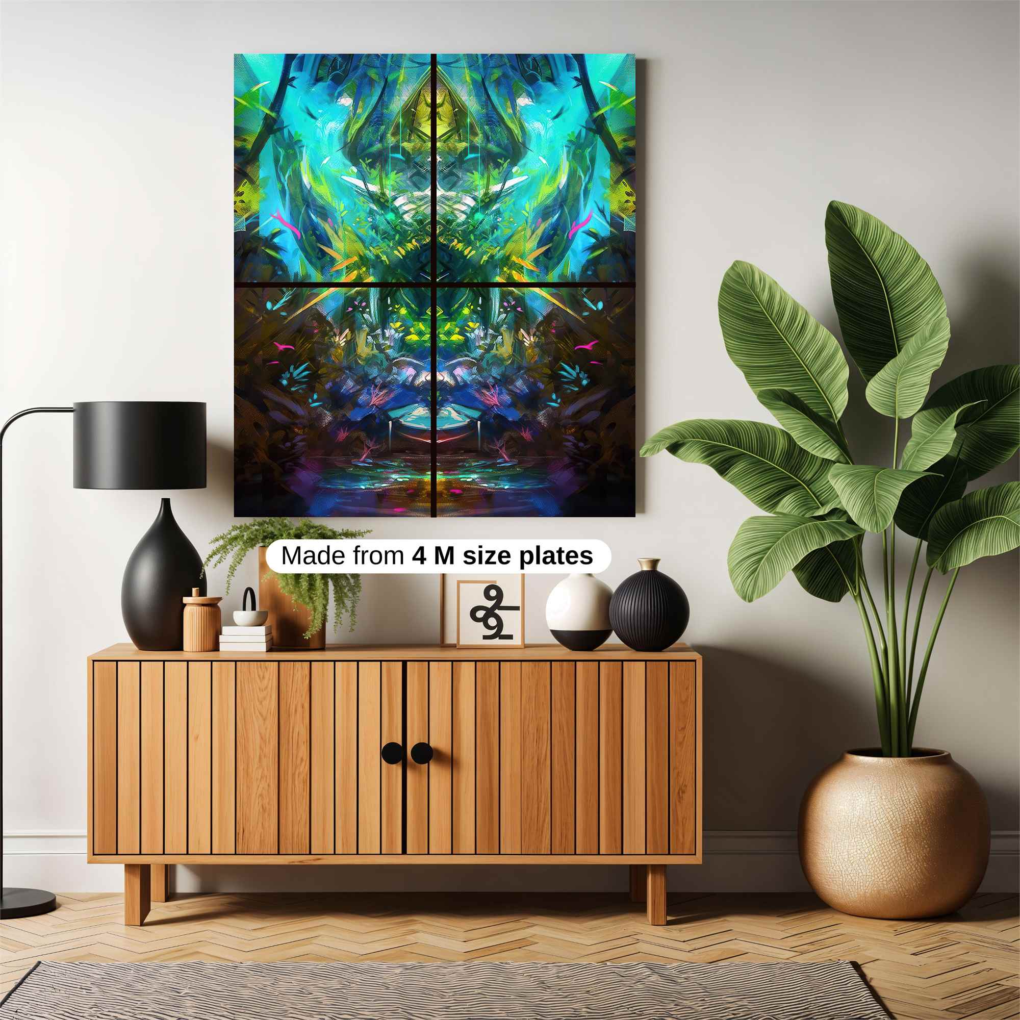 Psychedelic Vortex Safe Wall Magnetic / M