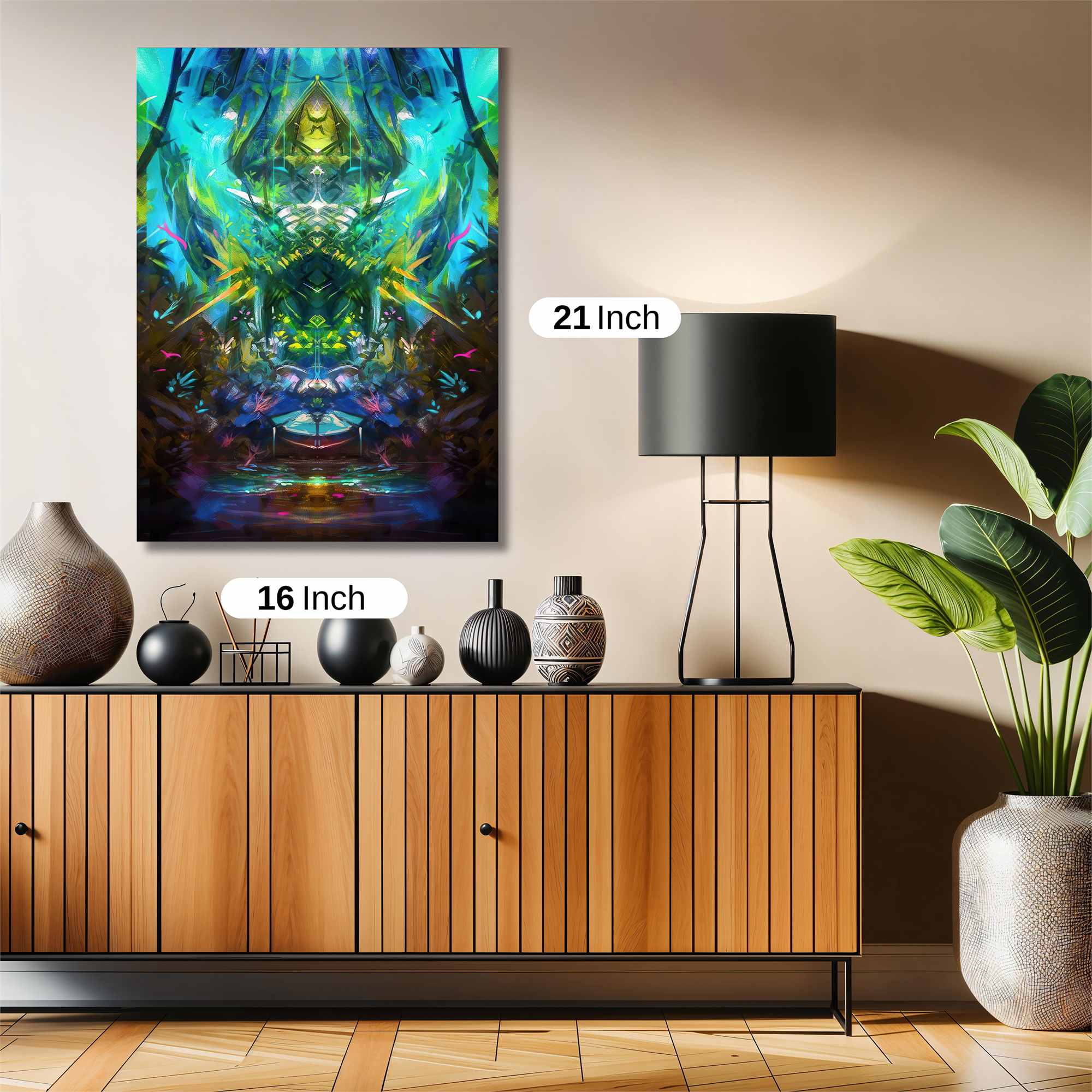 Psychedelic Vortex Safe Wall Magnetic / M