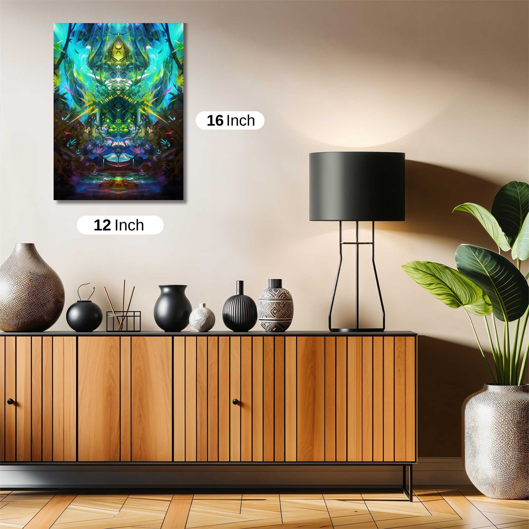 Psychedelic Vortex Safe Wall Magnetic / M
