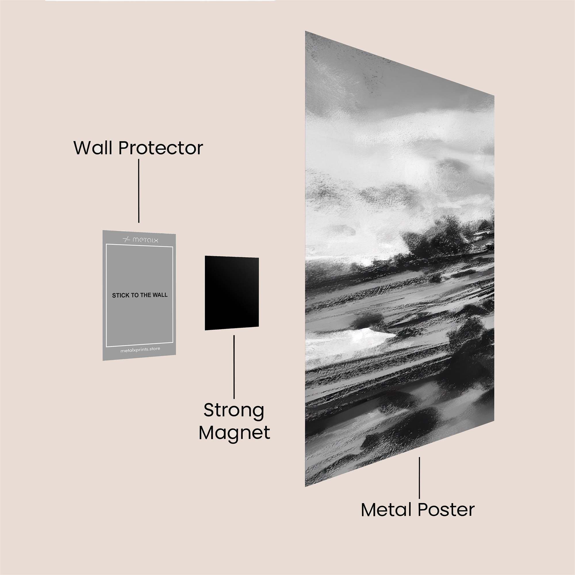 Desert Odyssey Safe Wall Magnetic / M