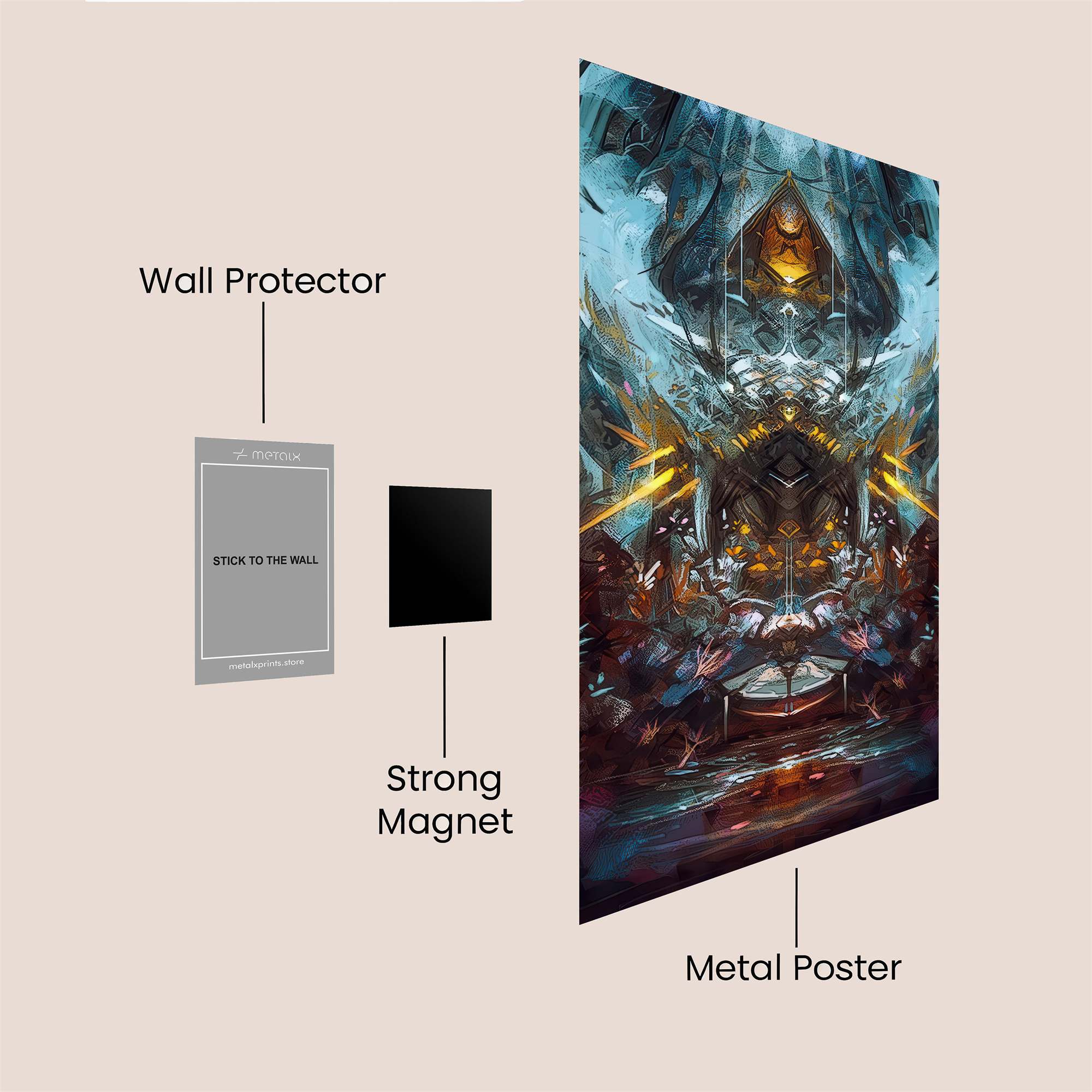 Celestial Vortex Safe Wall Magnetic / M
