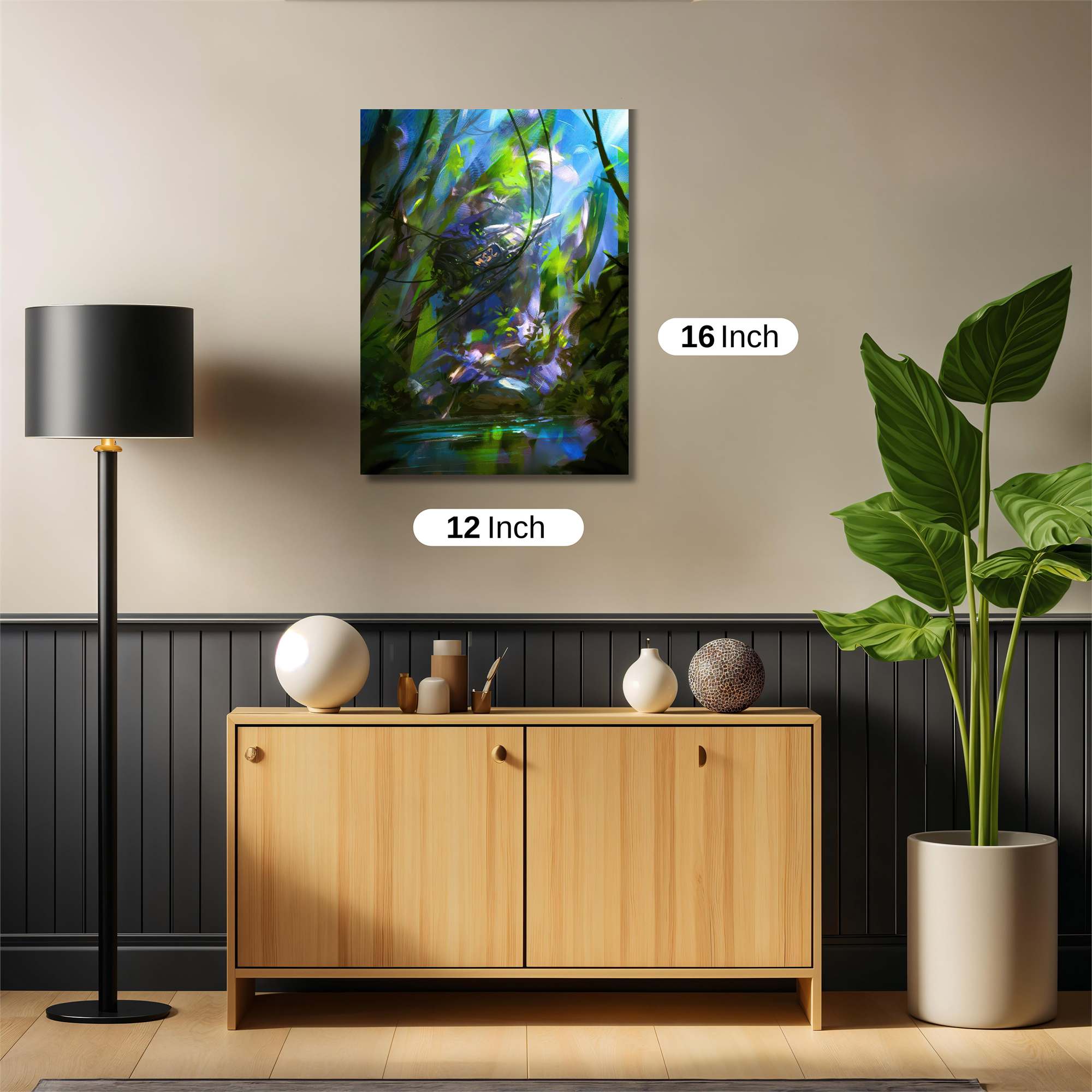 Jungle Serenity Safe Wall Magnetic / M
