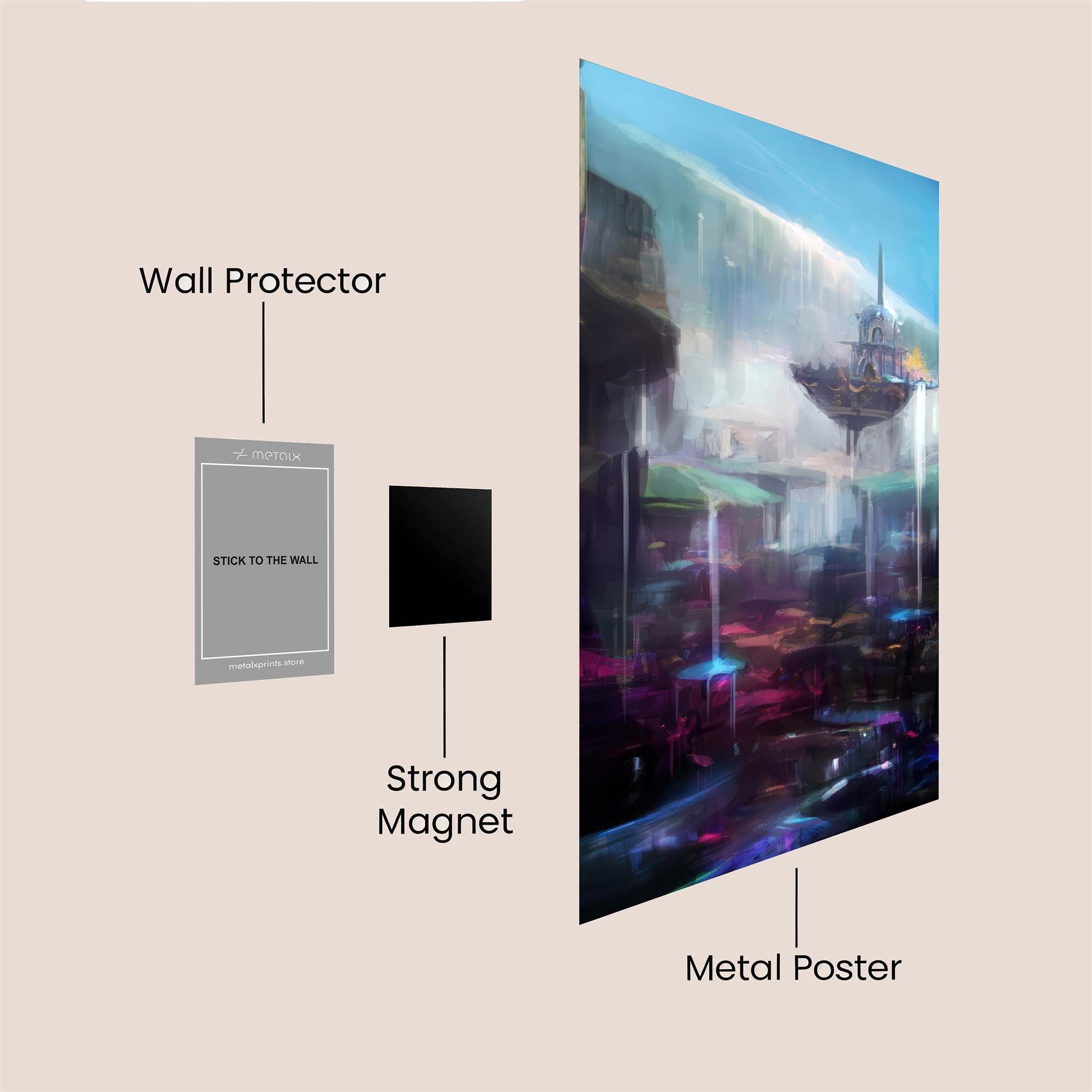 Sky Serenade Safe Wall Magnetic / M