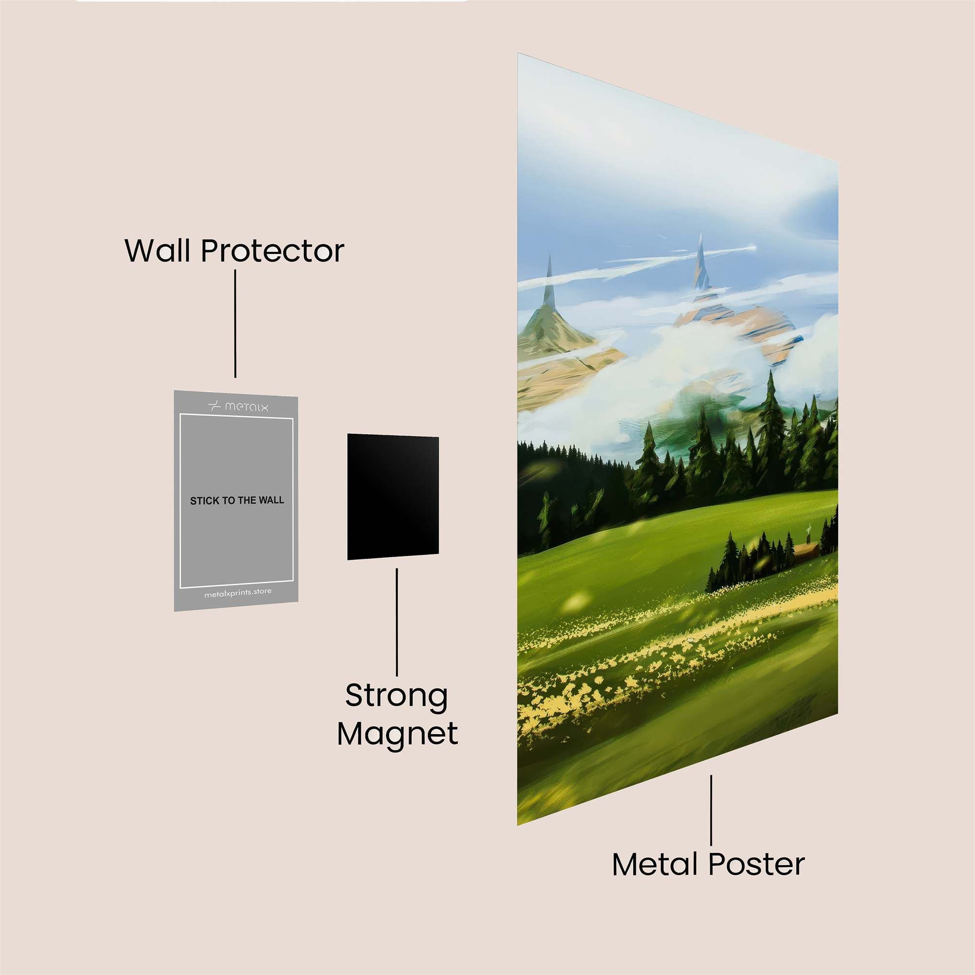 Matterhorn Whirlwind Safe Wall Magnetic / M